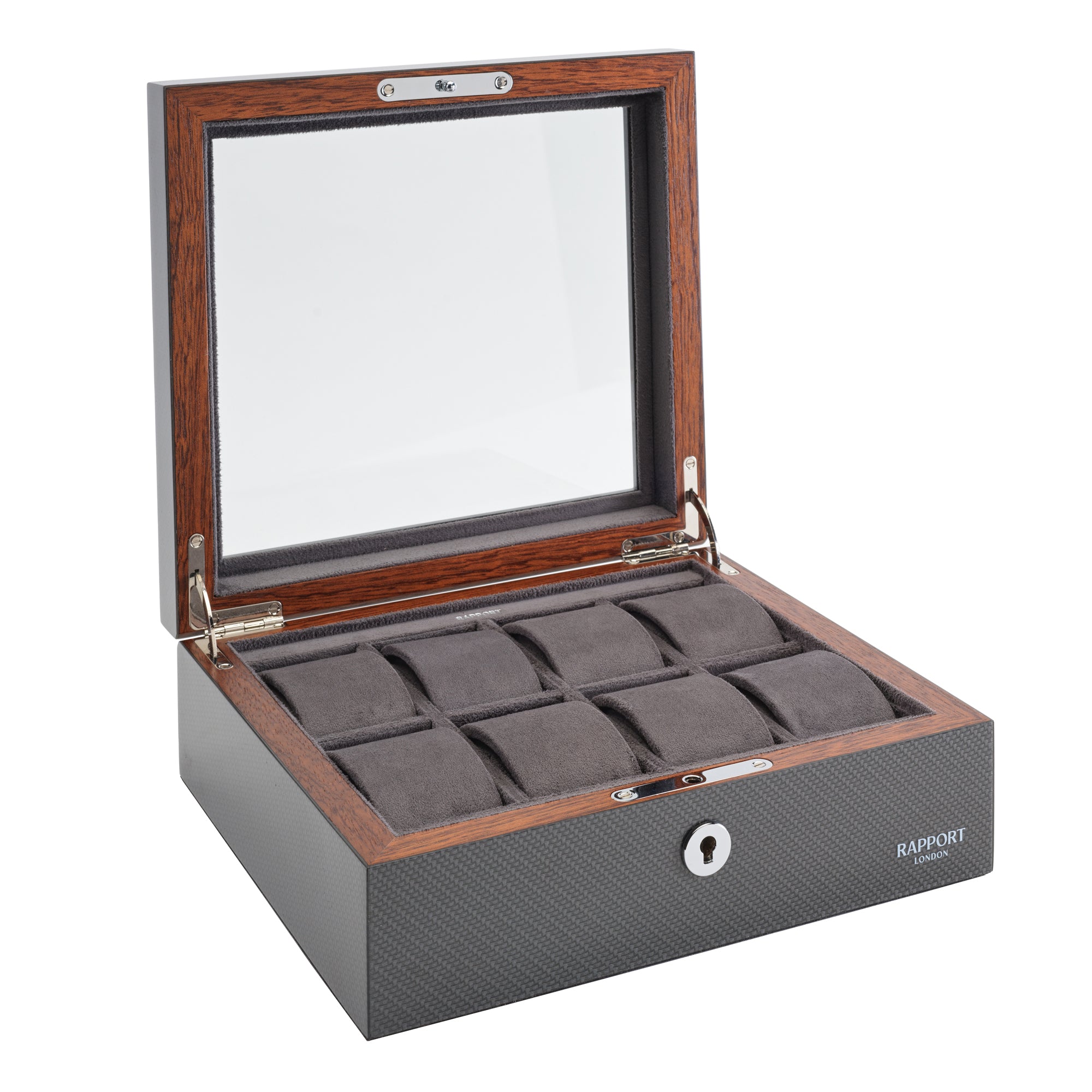 Optic Eight Watch Box - Carbon Fibre