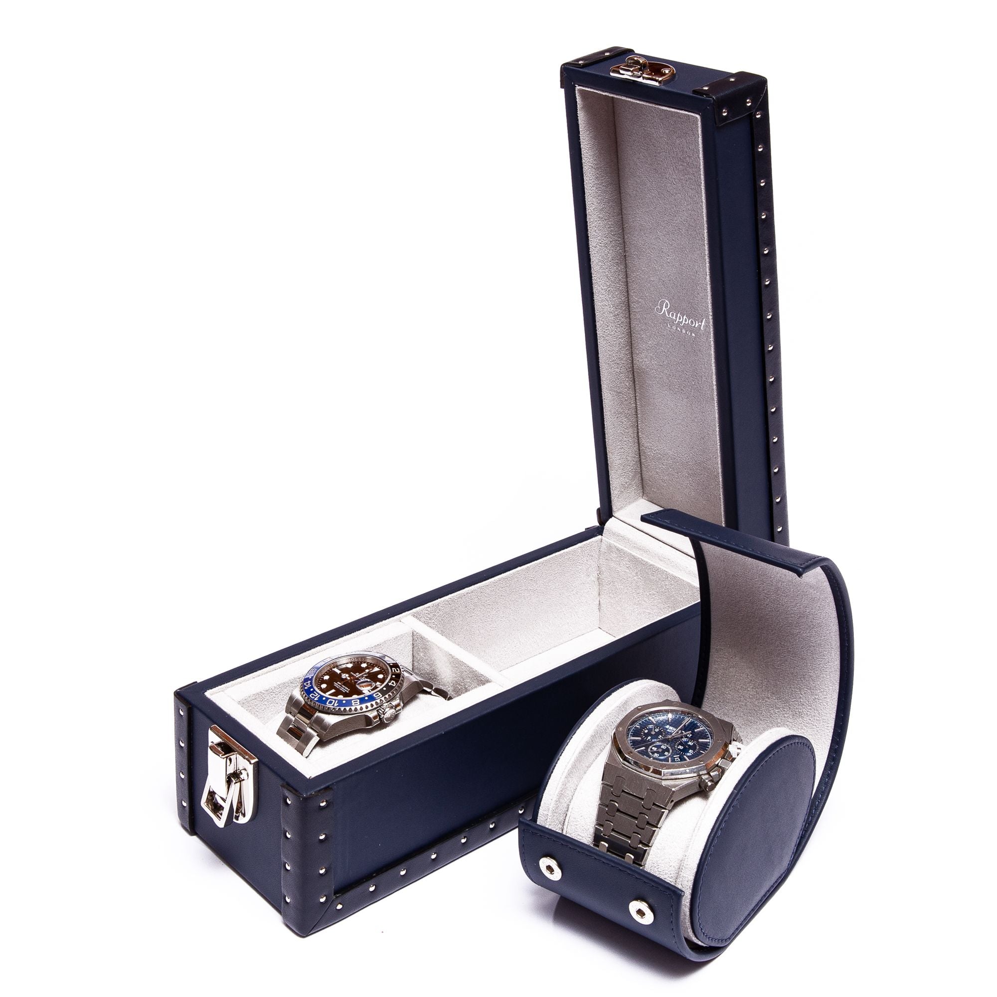 Kensington Two Watch Box - Blue