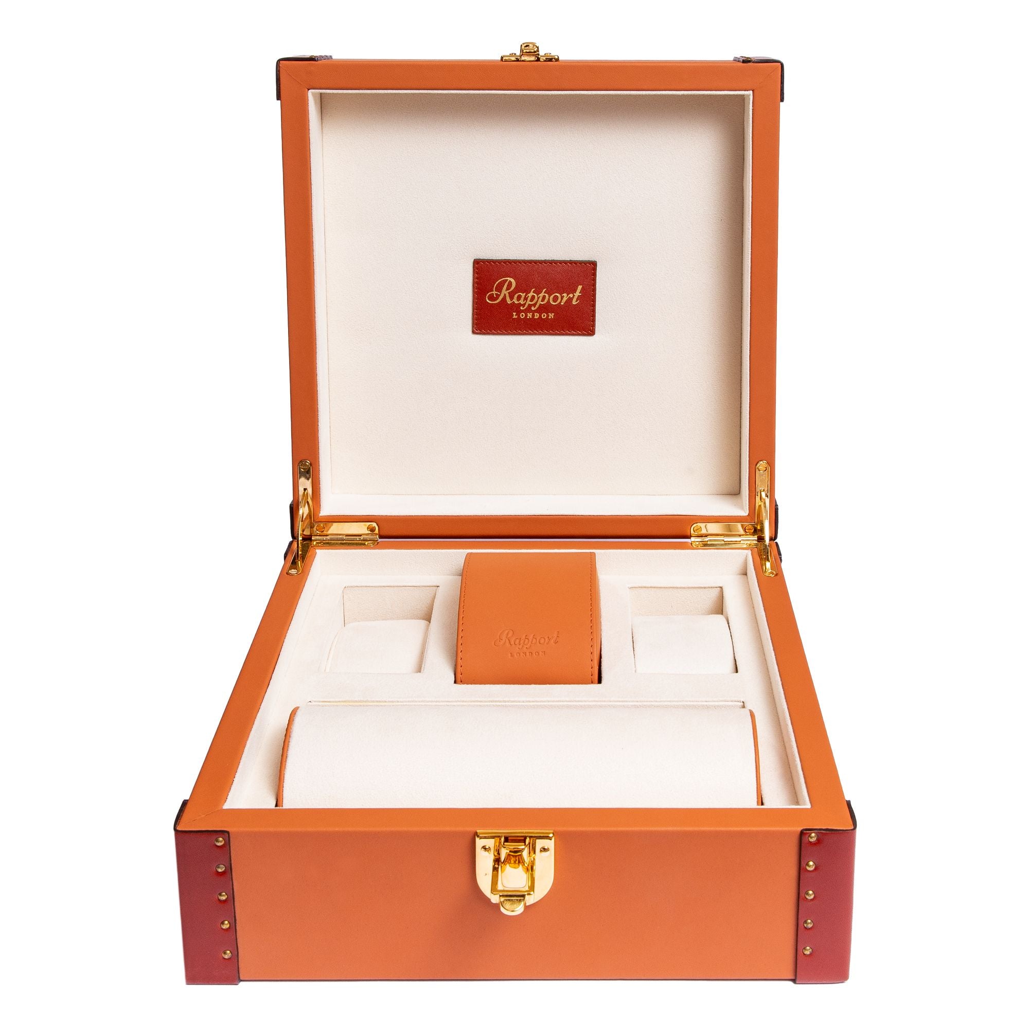 Kensington Six Watch Box - Tan