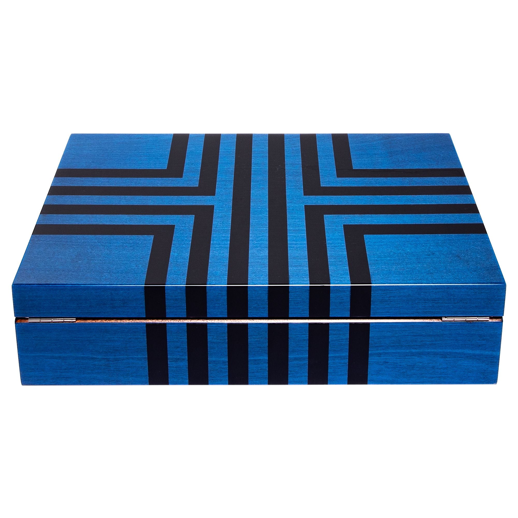 Labyrinth Ten Watch Box - Blue