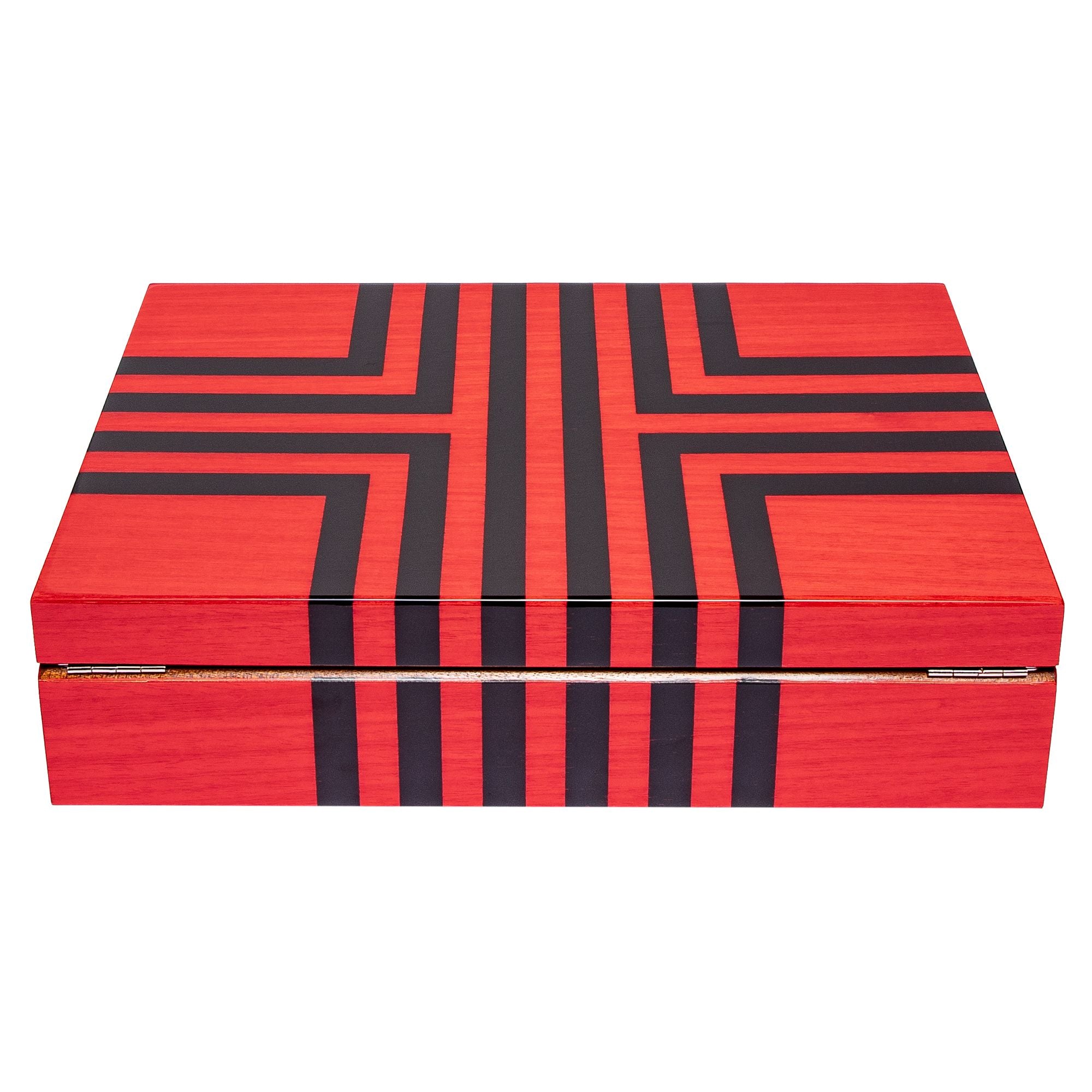 Labyrinth Ten Watch Box - Red