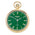 Mechanical Open Face Pocket Watch - Emerald