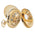 Mechanical Half Hunter Pocket Watch 53mm - Gold
