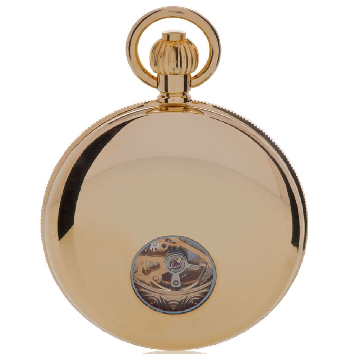 Mechanical Half Hunter Pocket Watch 50mm - Gold