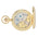 Mechanical Double Hunter Pocket Watch - Gold