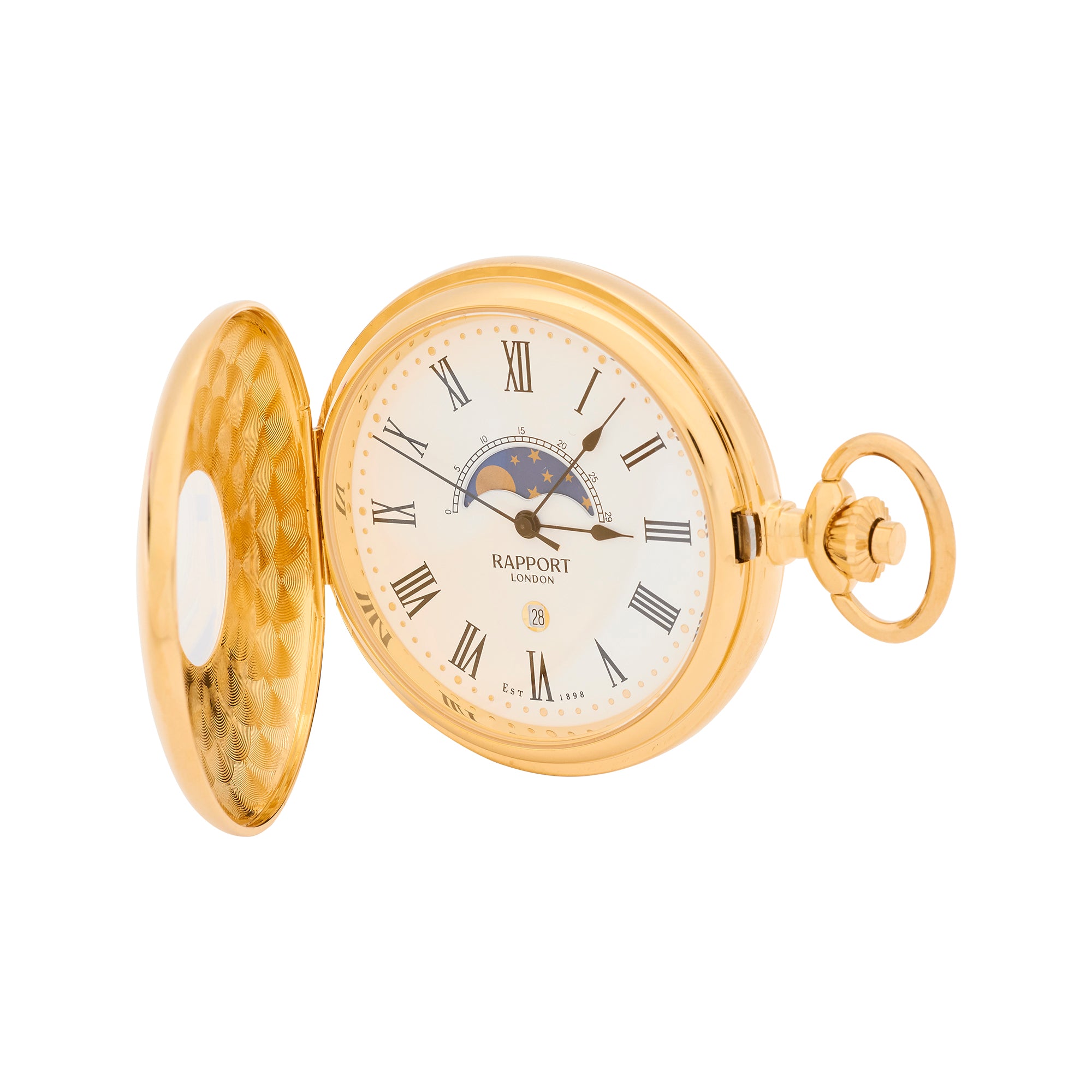 Half Hunter Pocket Watch - Gold