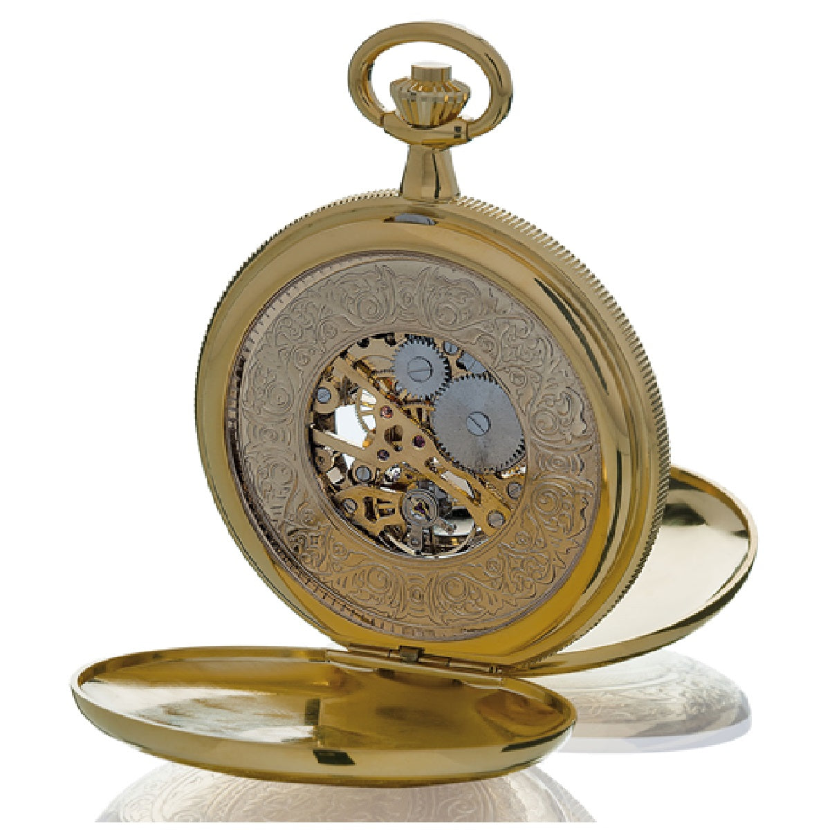 Sample Full Hunter Pocket Watch - Gold