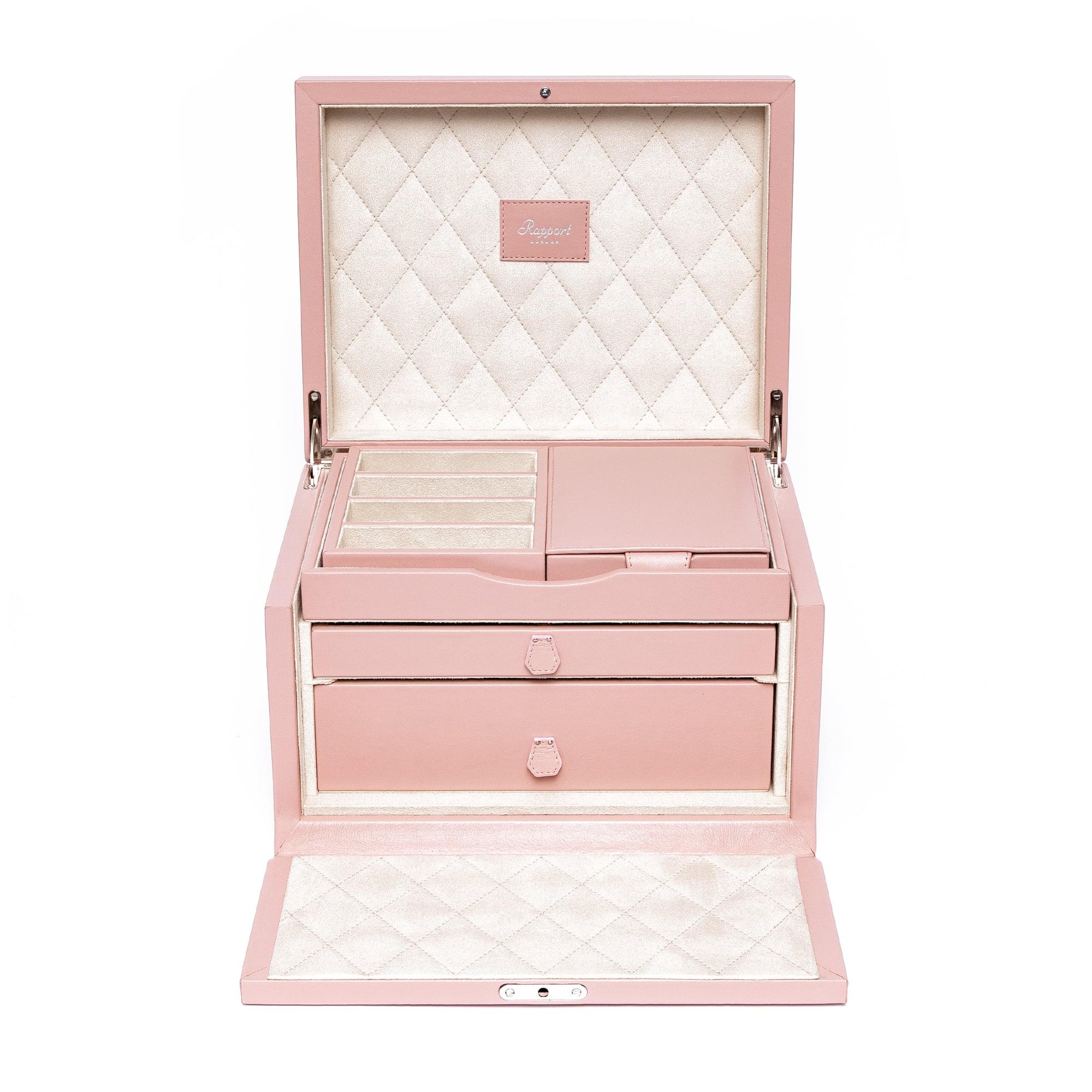 Aura Large Jewellery Box - Pink