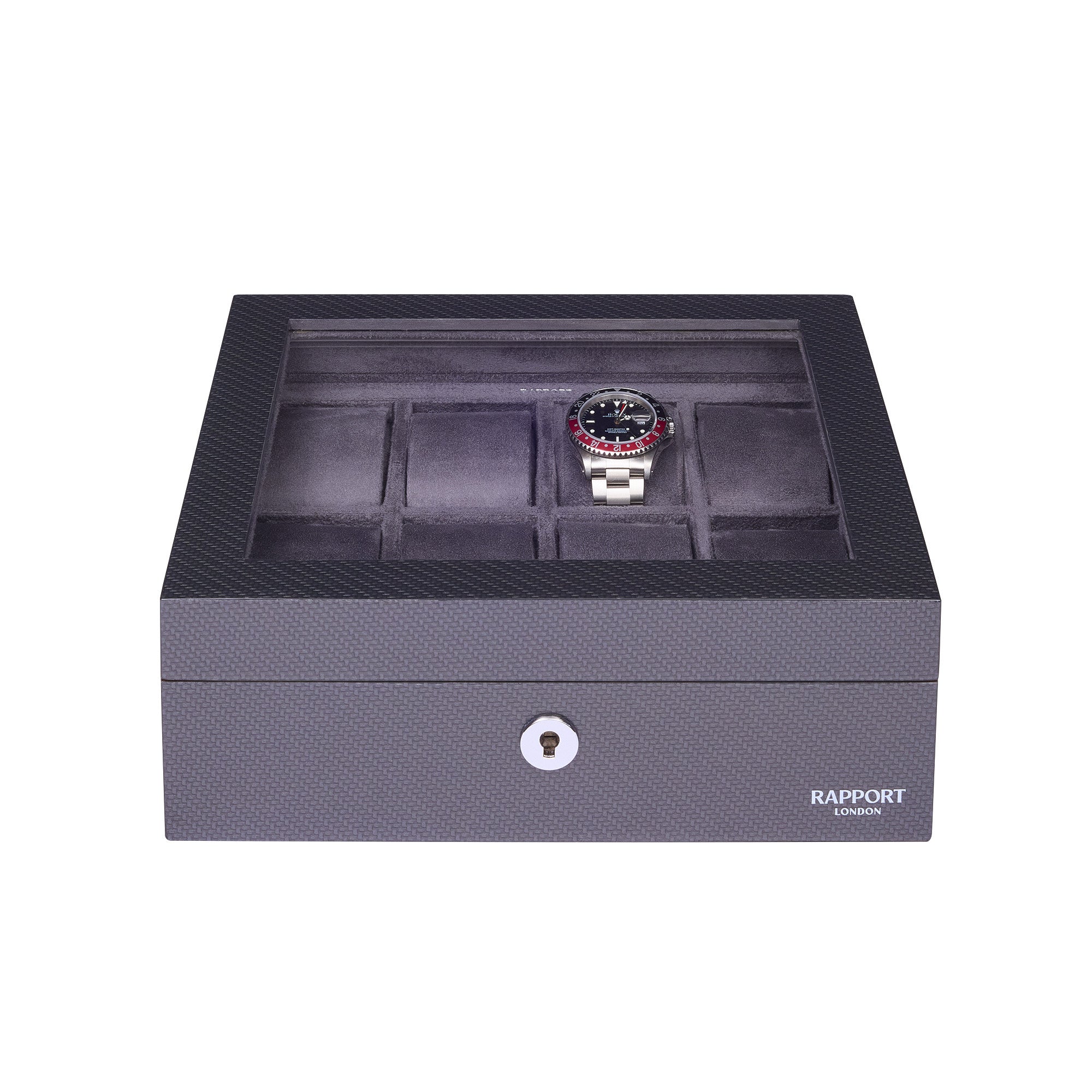 Optic Eight Watch Box - Carbon Fibre