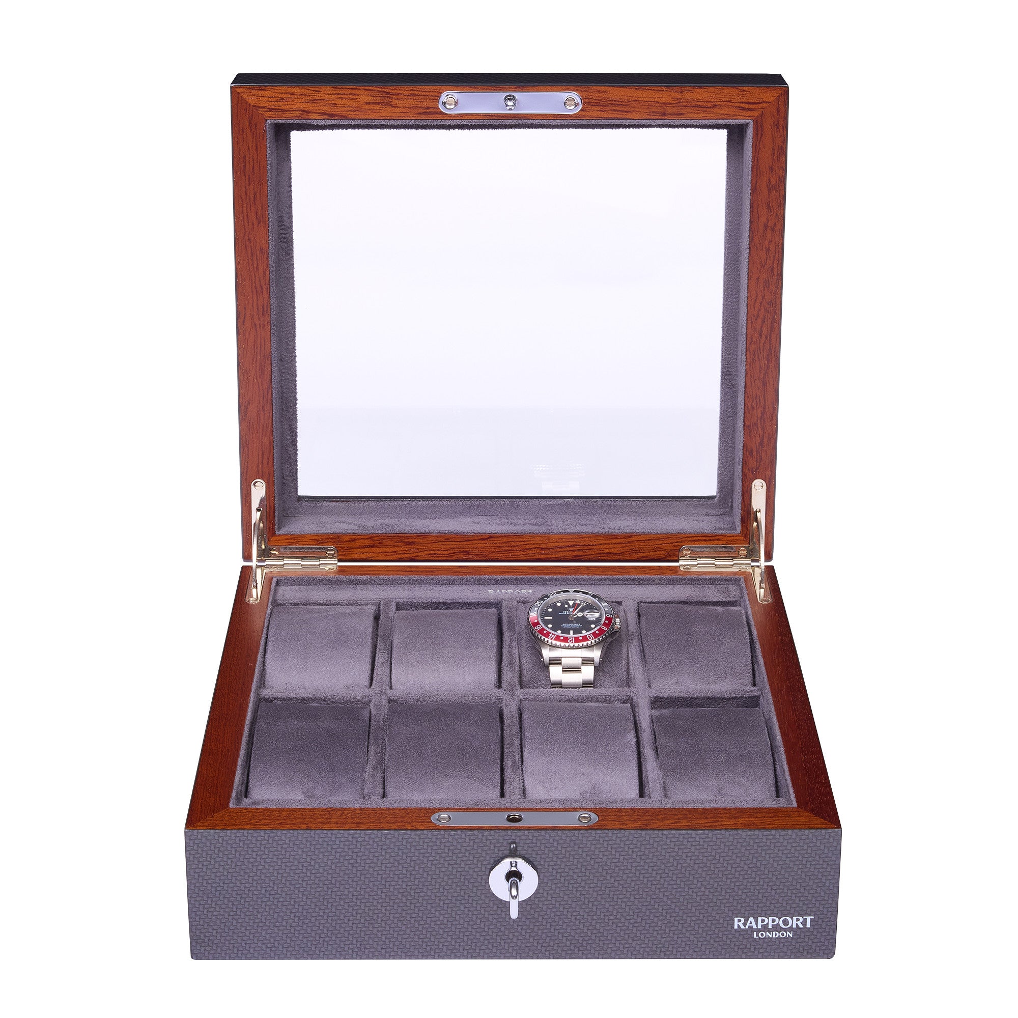 Optic Eight Watch Box - Carbon Fibre