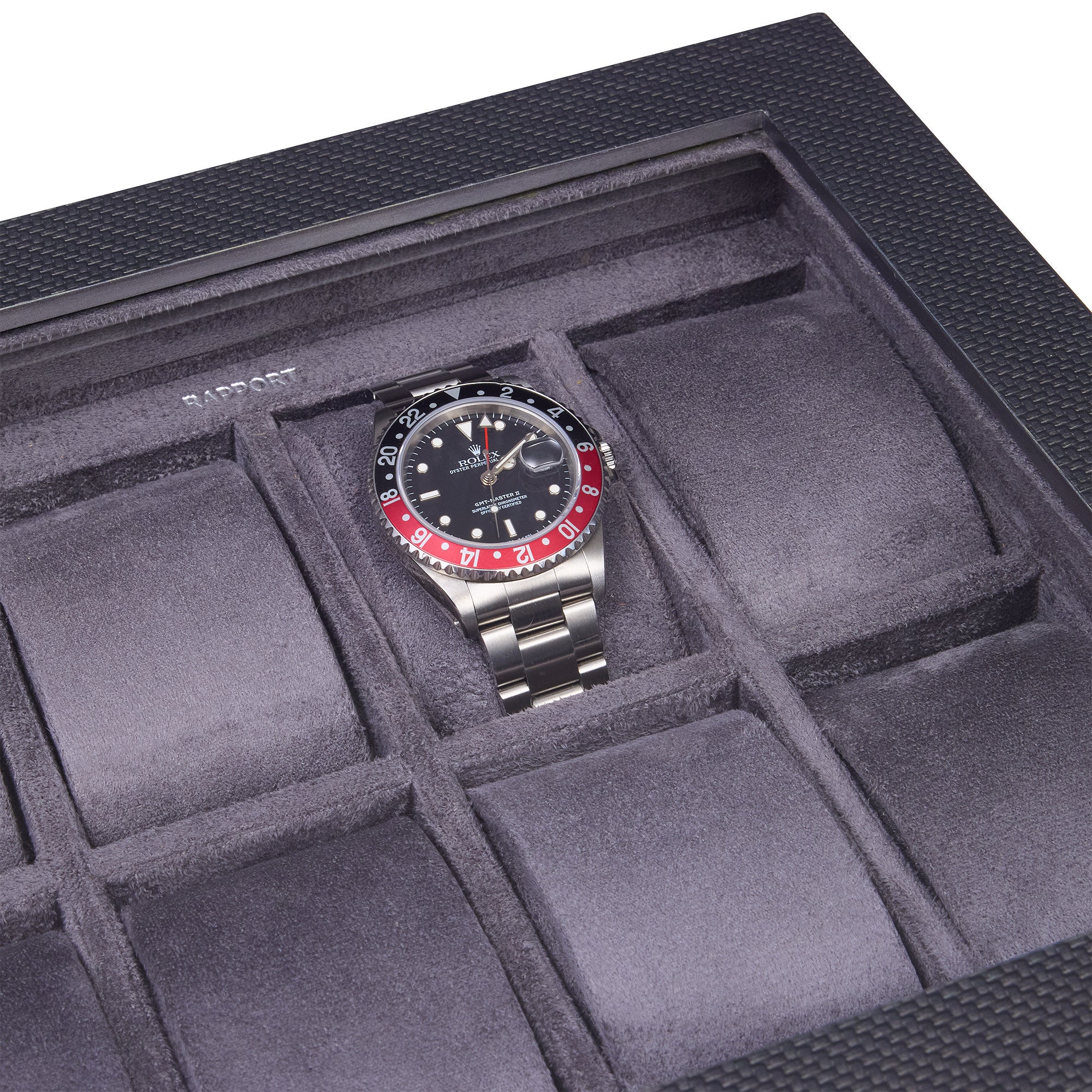 Optic Eight Watch Box - Carbon Fibre