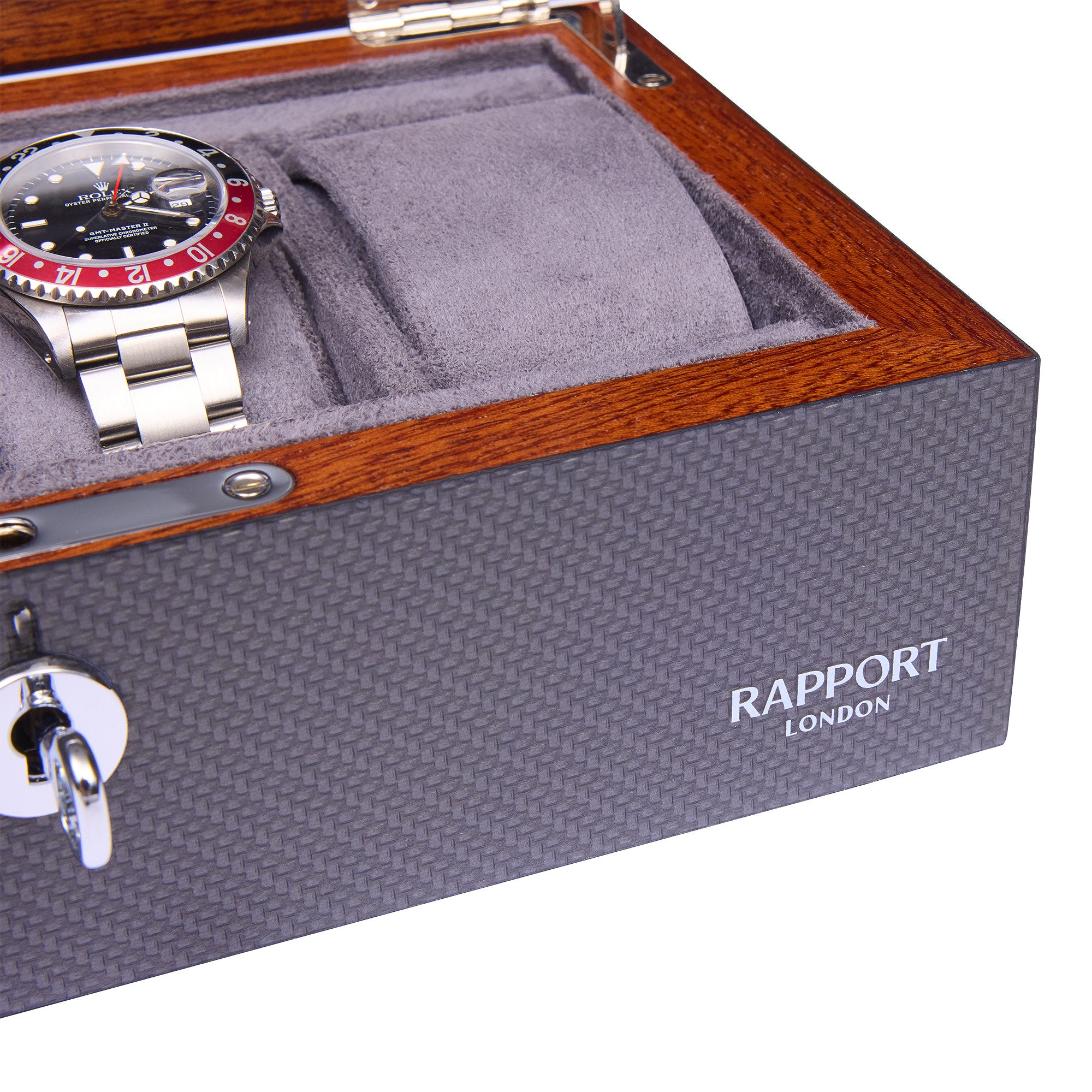 Optic Four Watch Box - Carbon Fibre