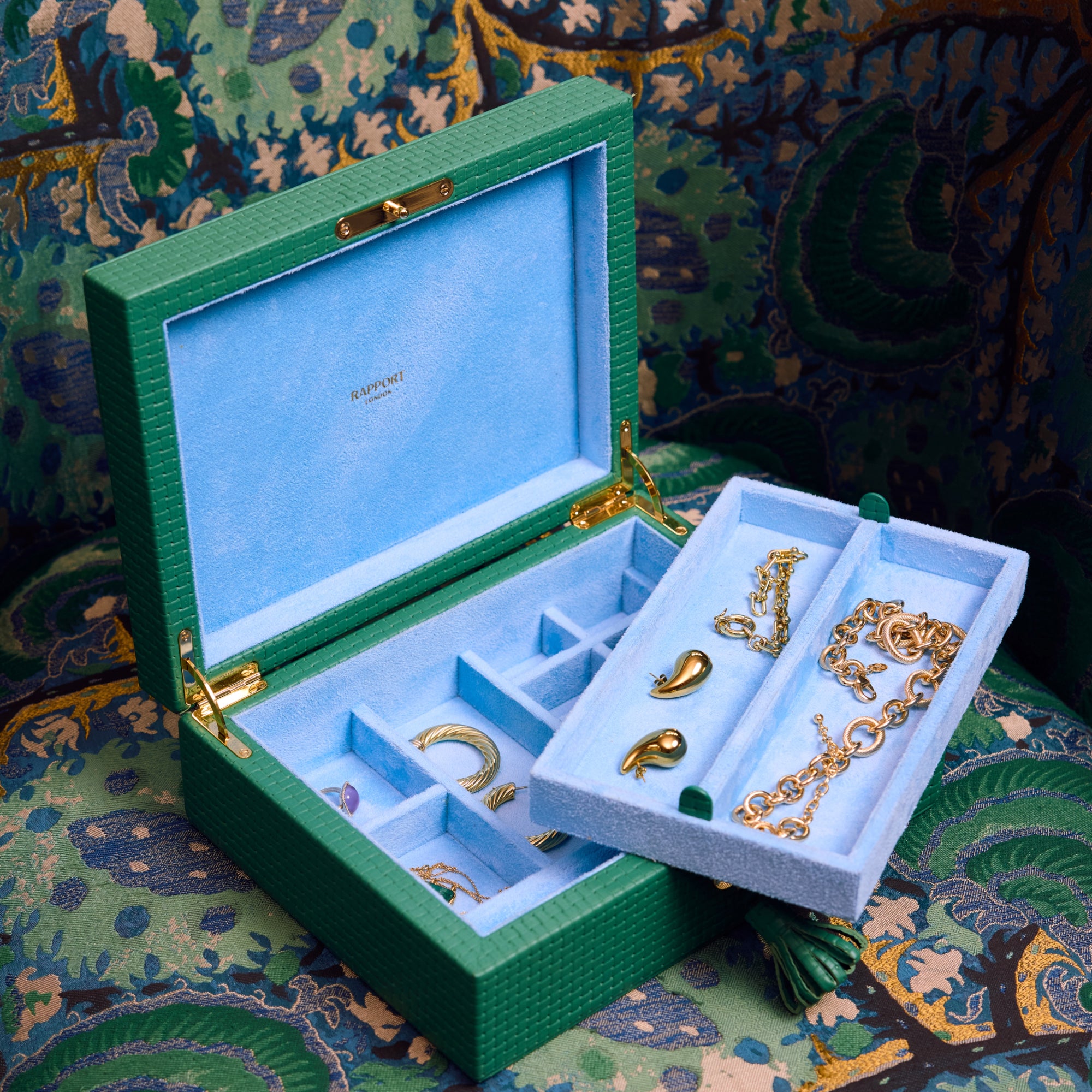 Charlotte Jewellery Box - Green