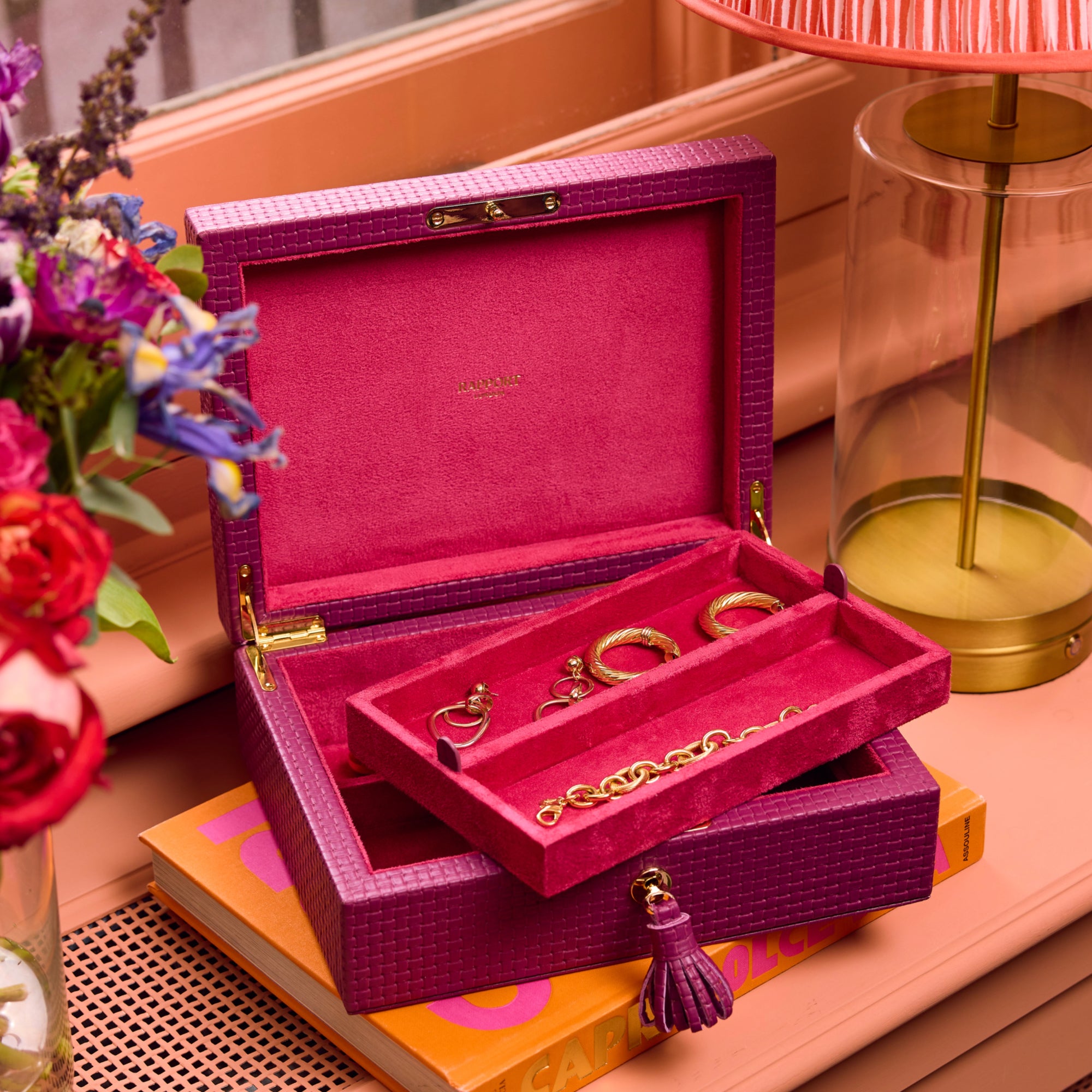 Charlotte Jewellery Box - Pink