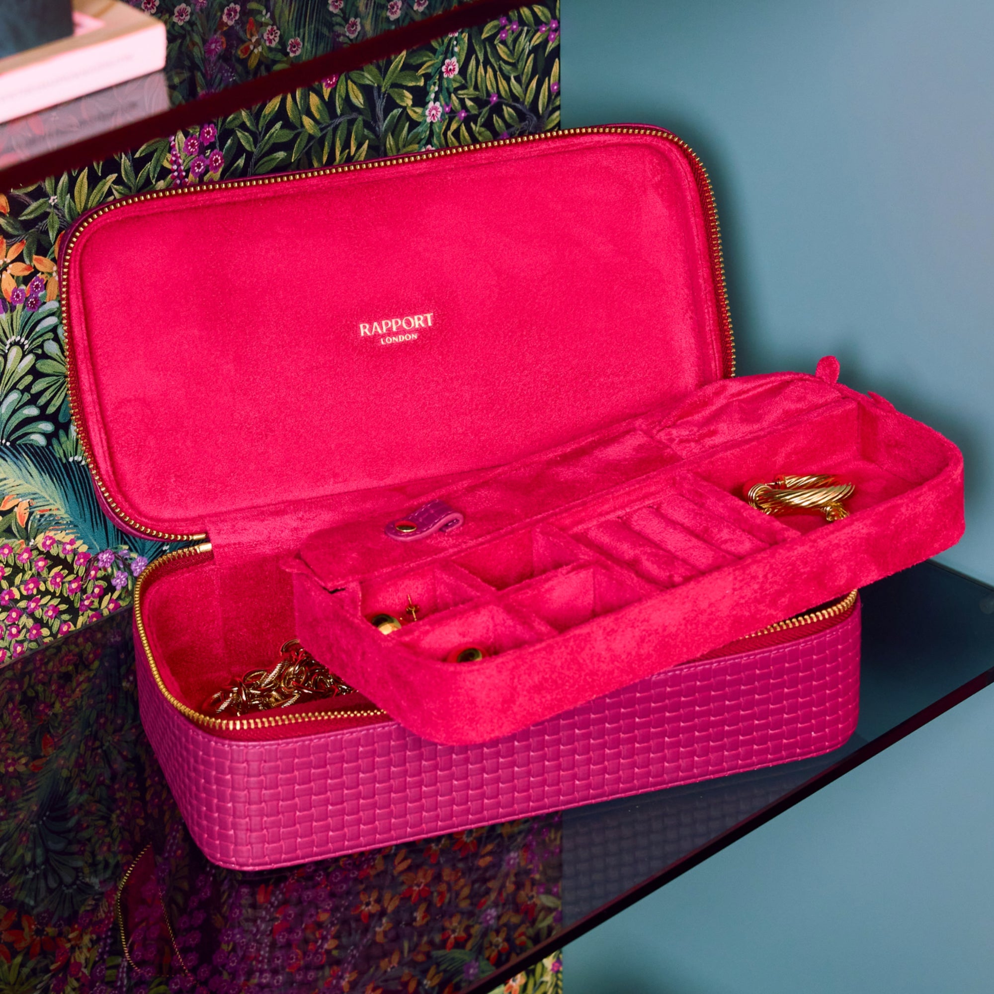 Charlotte Jewellery Case - Pink