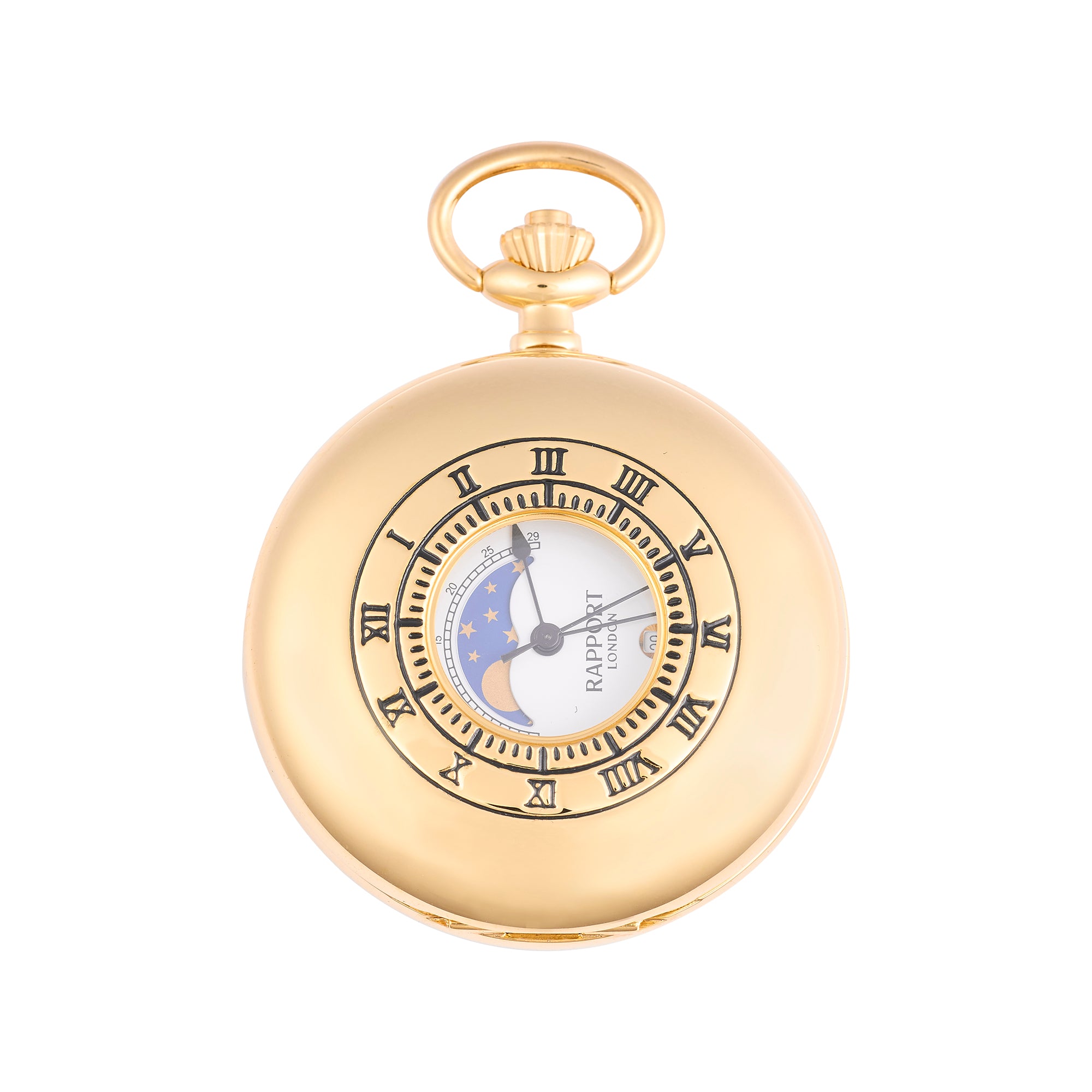 Half Hunter Pocket Watch - Gold