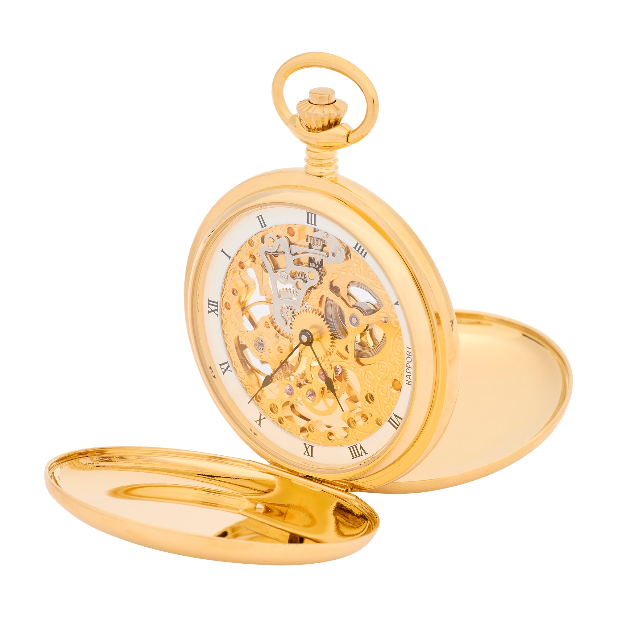 Double Hunter Pocket Watch - Gold