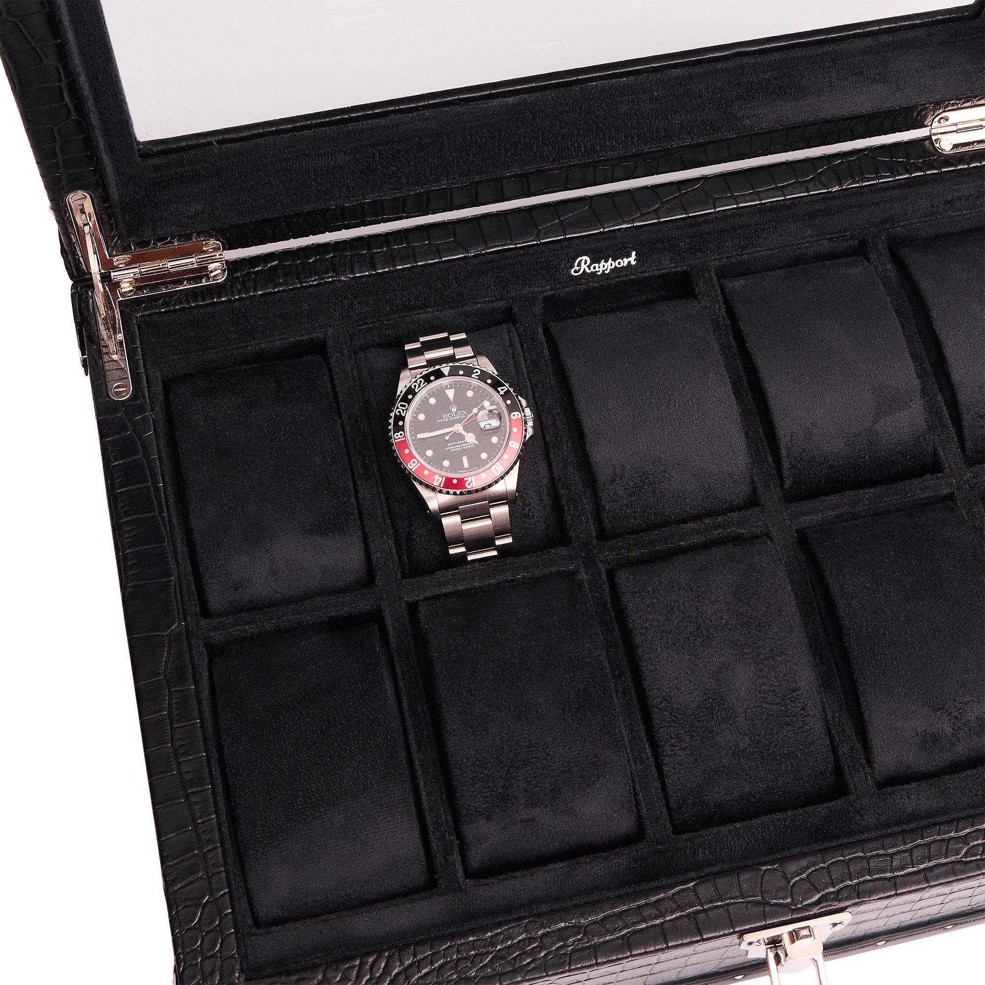 Brompton Optic Watch Box - Black