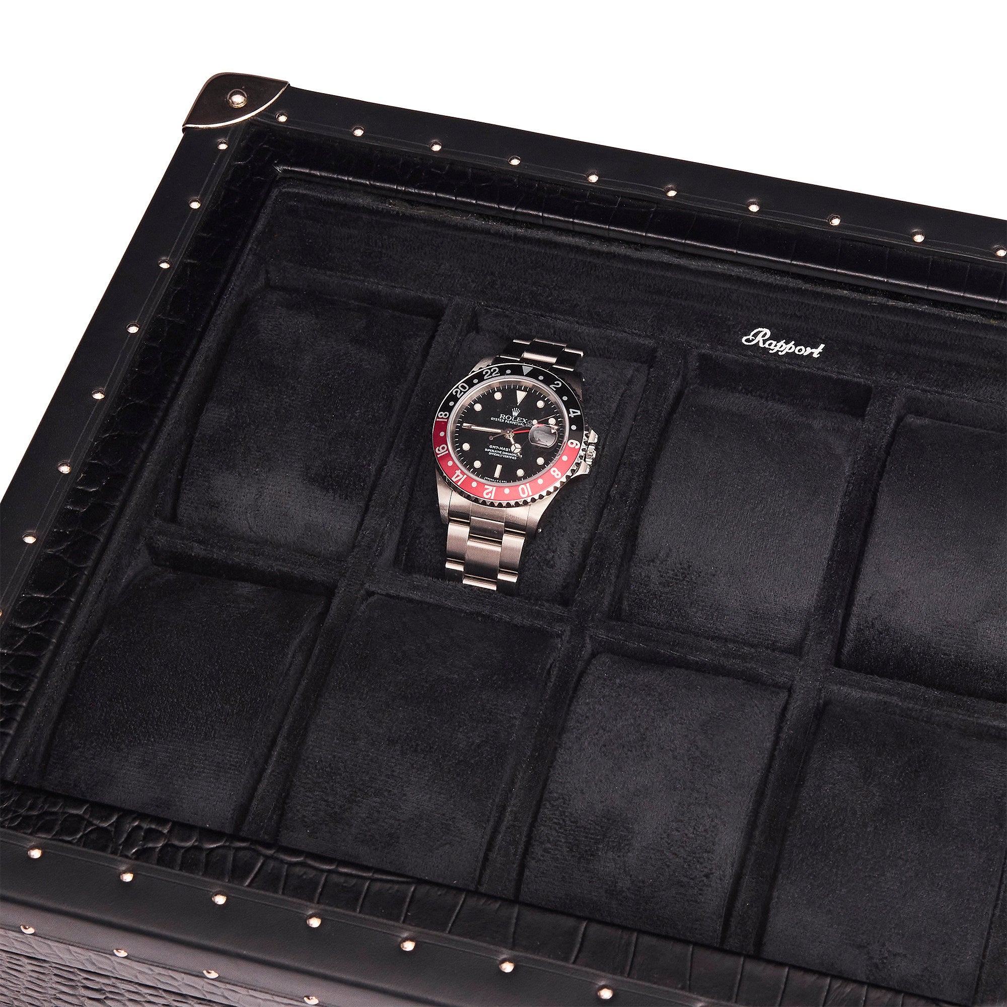 Brompton Optic Watch Box - Black