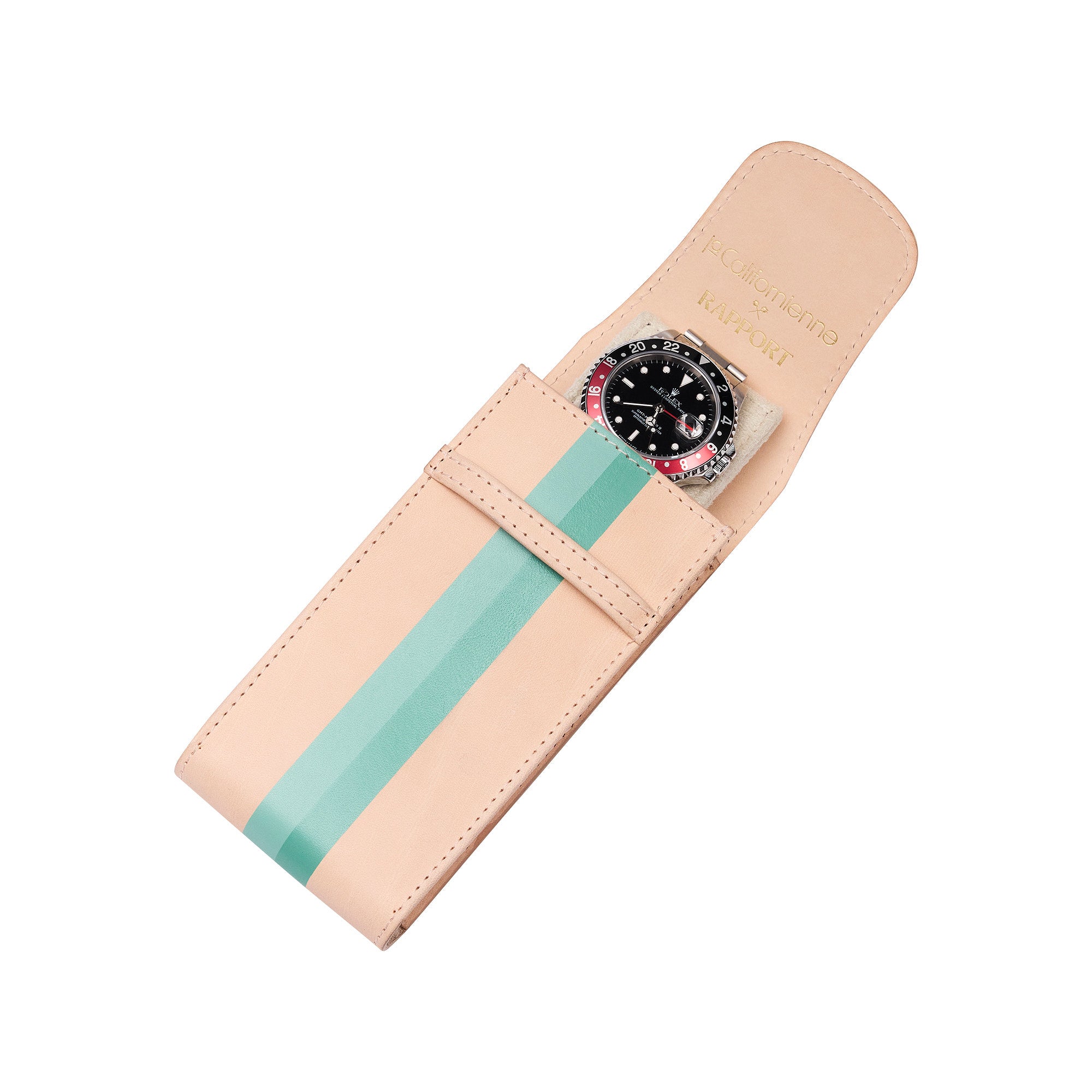 Rapport x La Californienne Single Watch Pouch - Turquoise