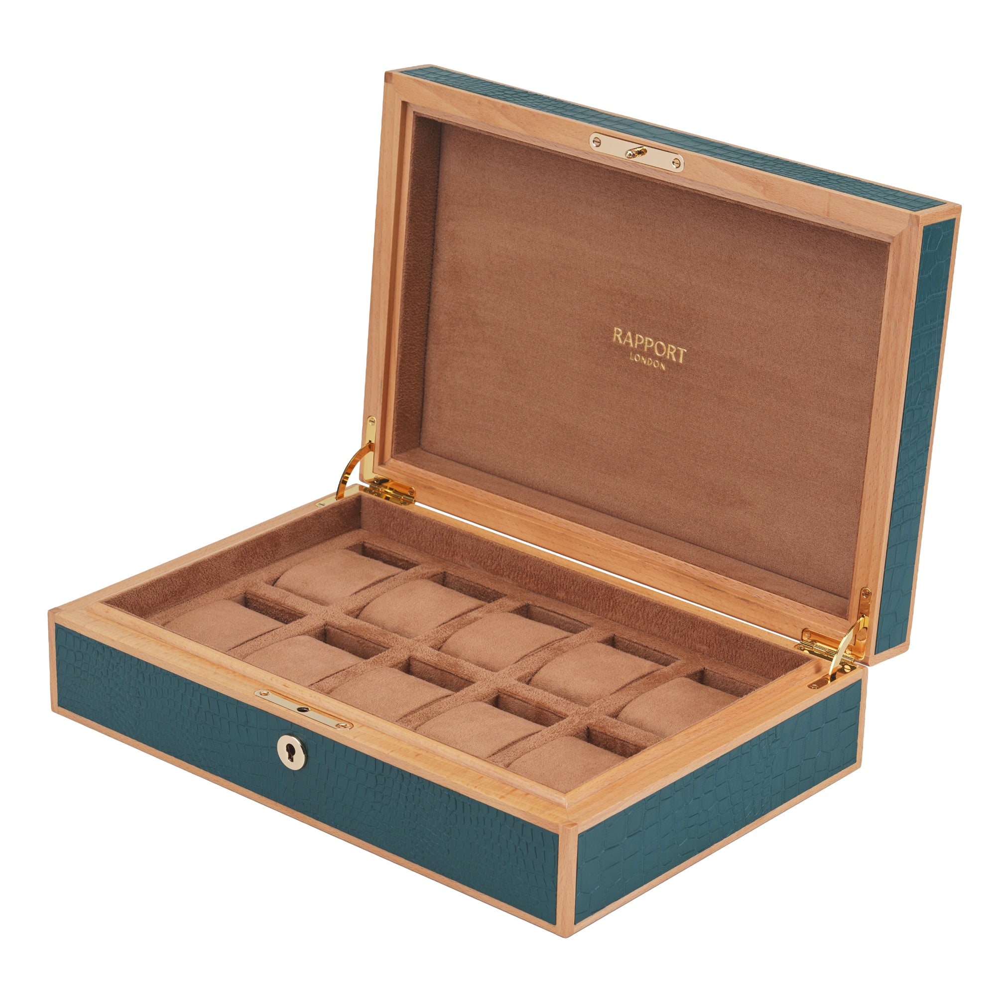 Clarendon Ten Watch Box - Green
