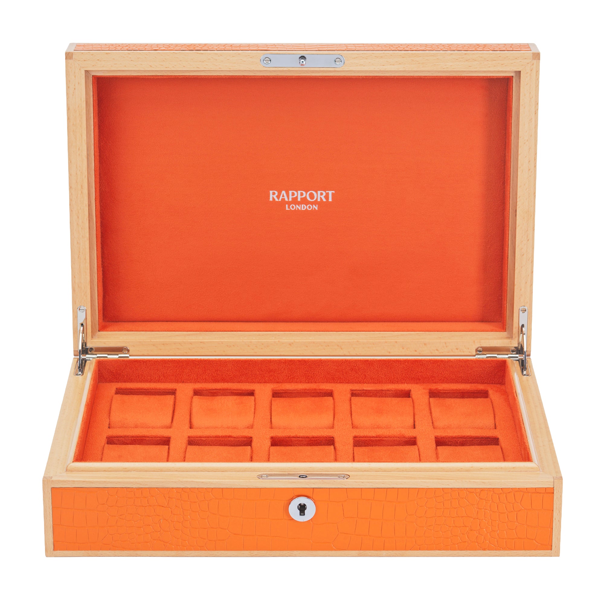 Clarendon Ten Watch Box - Orange