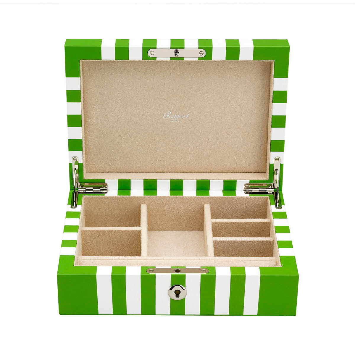 Maze Jewellery Box - Green/White