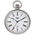 Sample Quartz Open Face Pocket Watch  - Silver