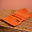 Charlotte Jewellery Roll - Orange