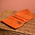 Sample Charlotte Jewellery Roll - Orange