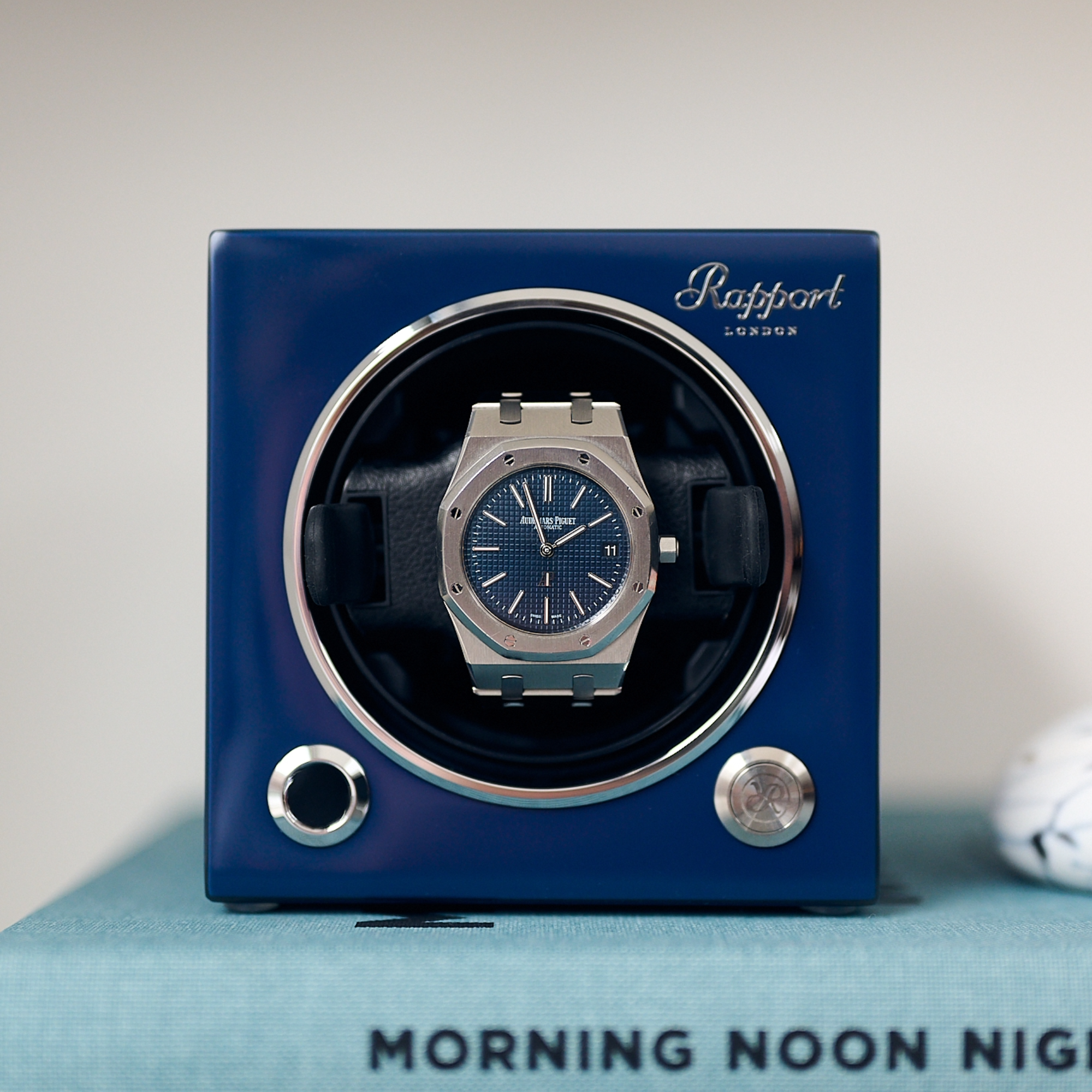Evo Single Watch Winder - Admiral Blue
