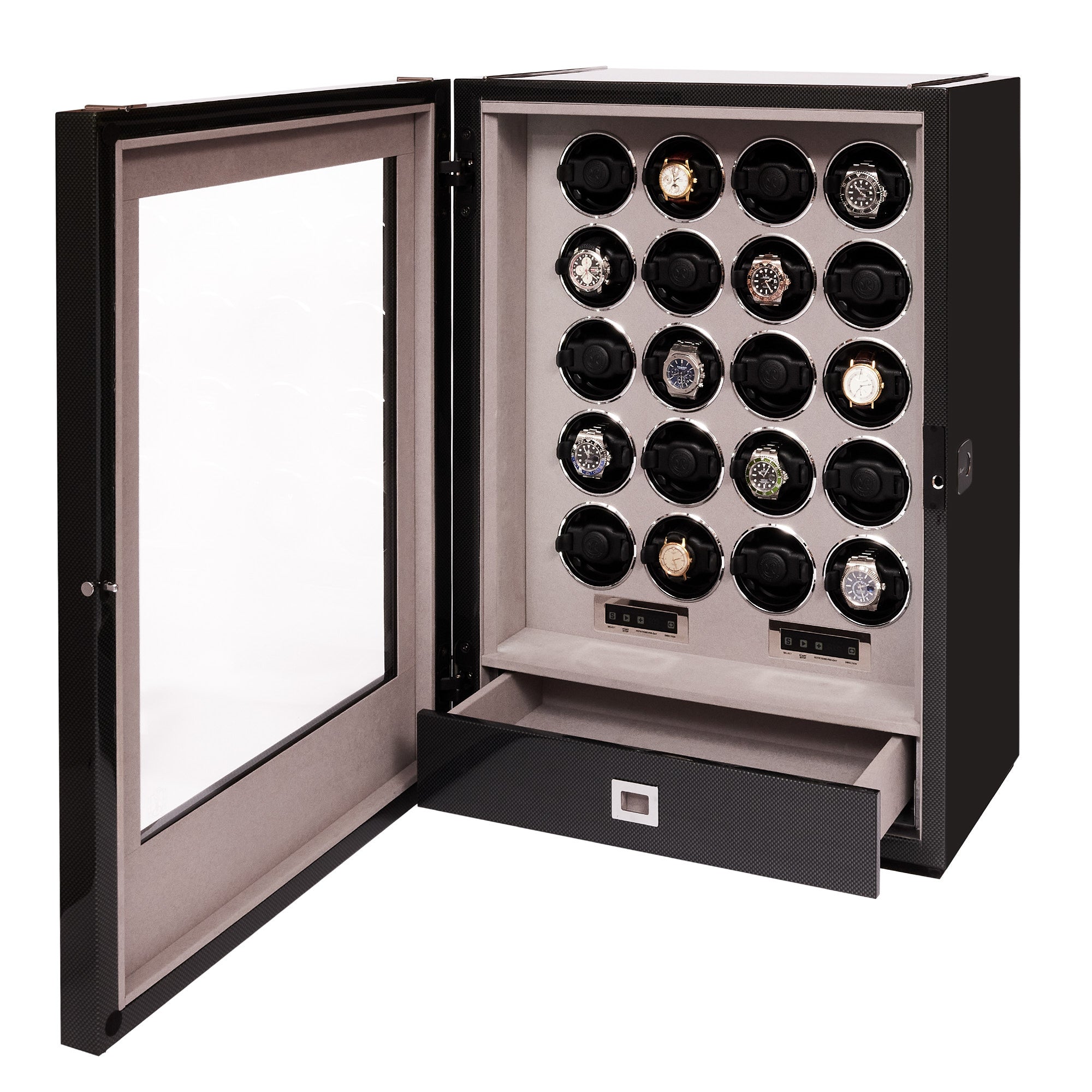 Paramount Twenty Watch Winder - Carbon Fibre