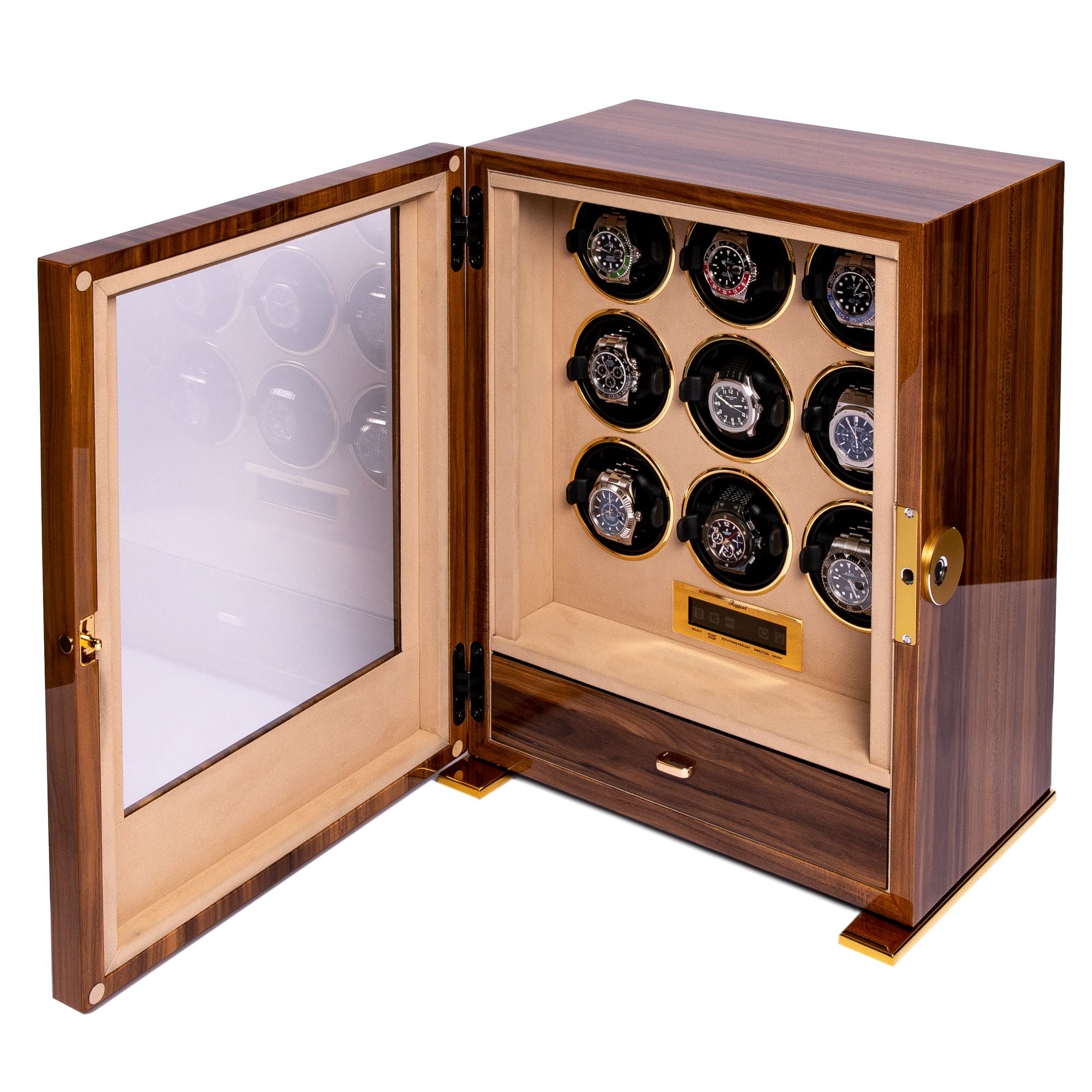 Paramount Nine Watch Winder - Walnut