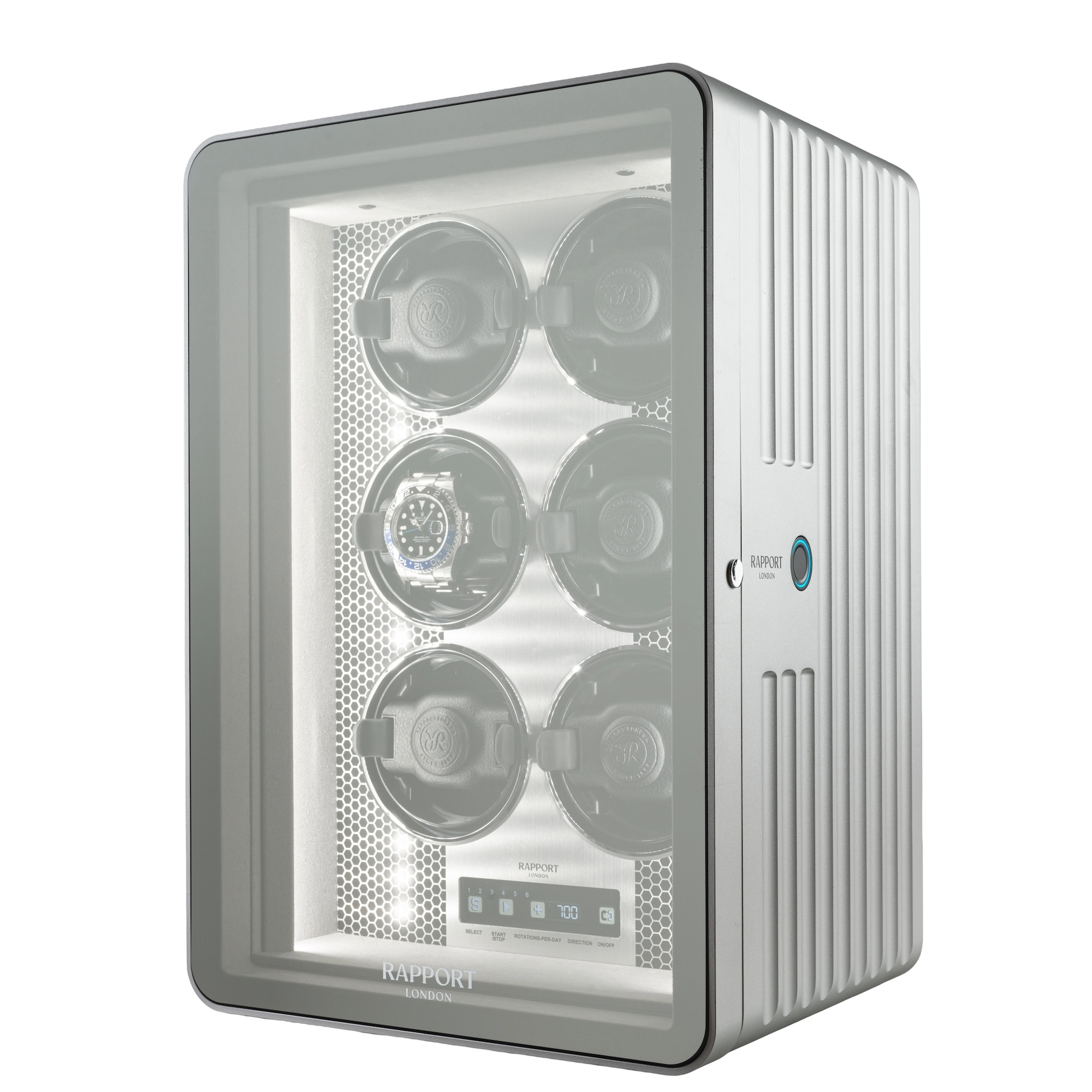 Neo Six Watch Winder - Silver