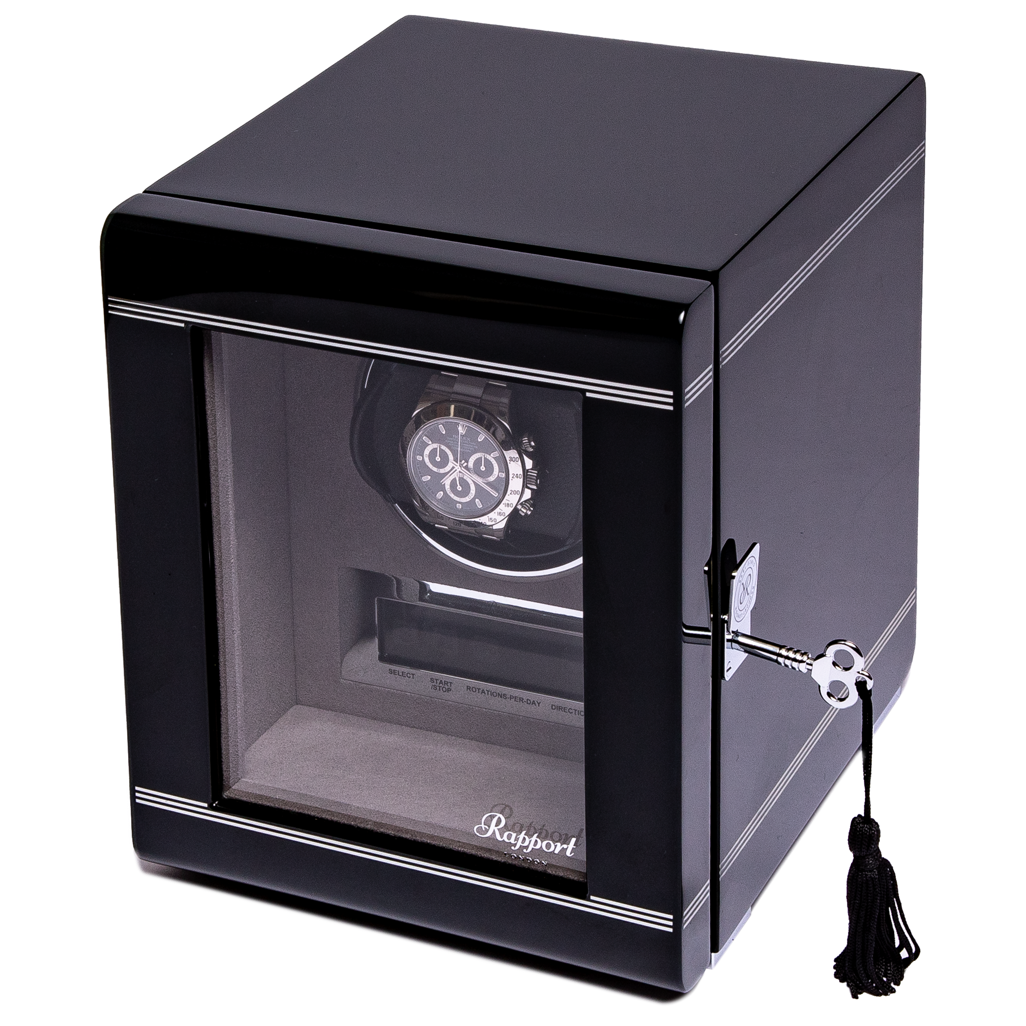Sample Formula Single Watch Winder - Black