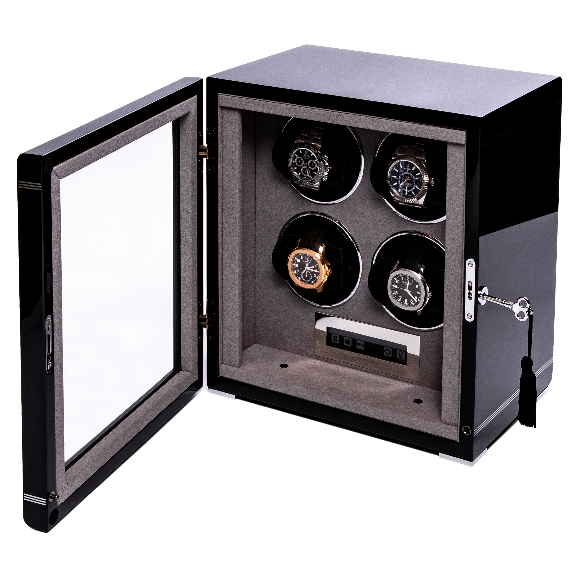 Formula Quad Watch Winder - Black