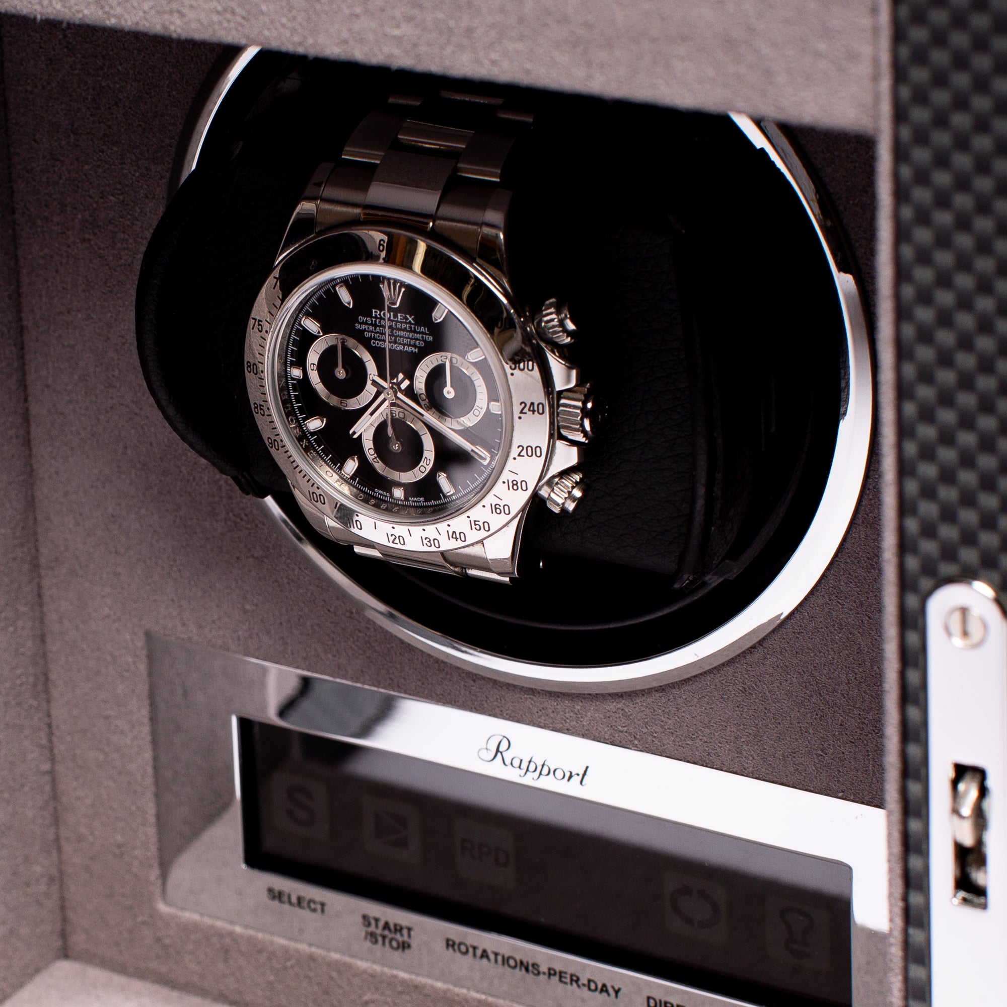 Formula Single Watch Winder - Carbon Fibre