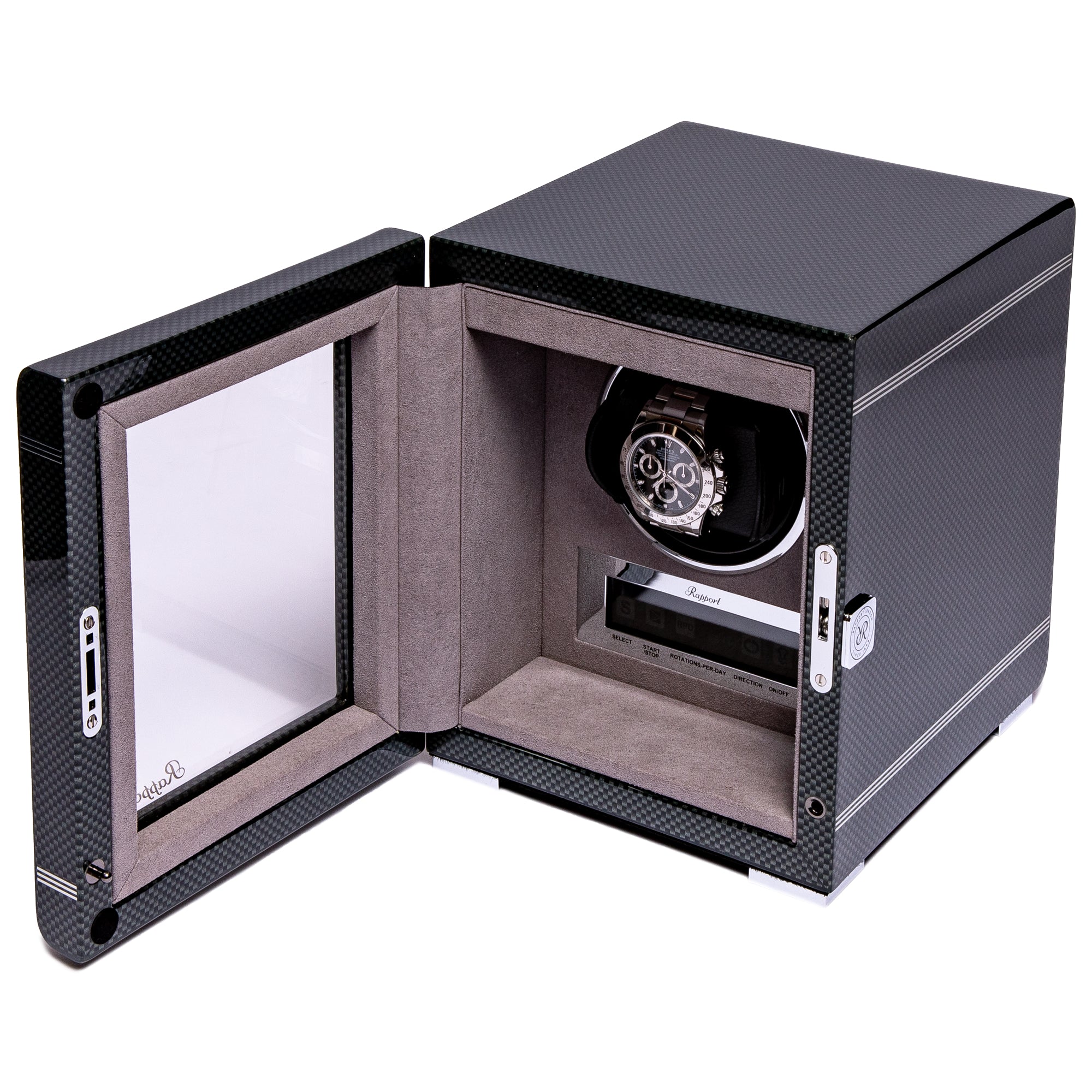 Formula Single Watch Winder - Carbon Fibre