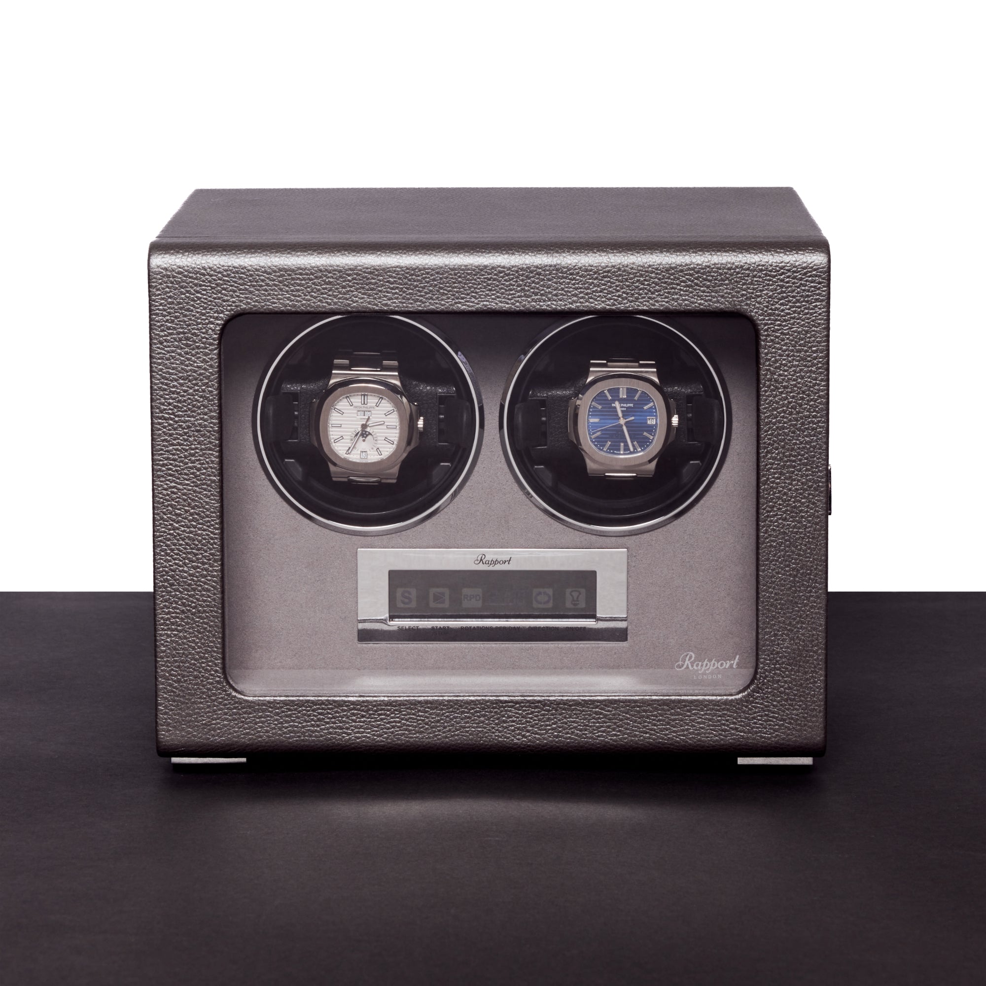 Quantum Duo Watch Winder - Silver