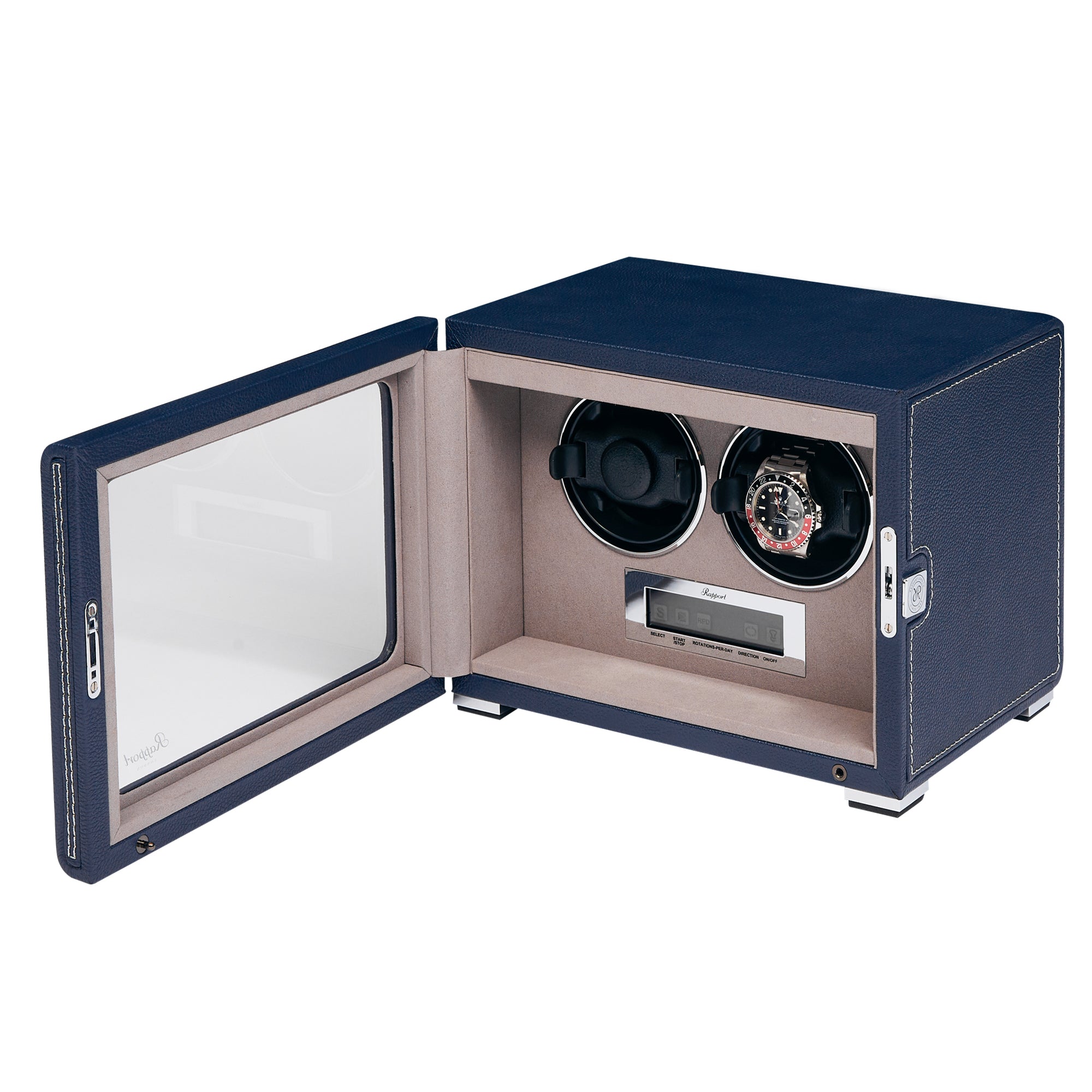 Quantum Duo Watch Winder - Navy