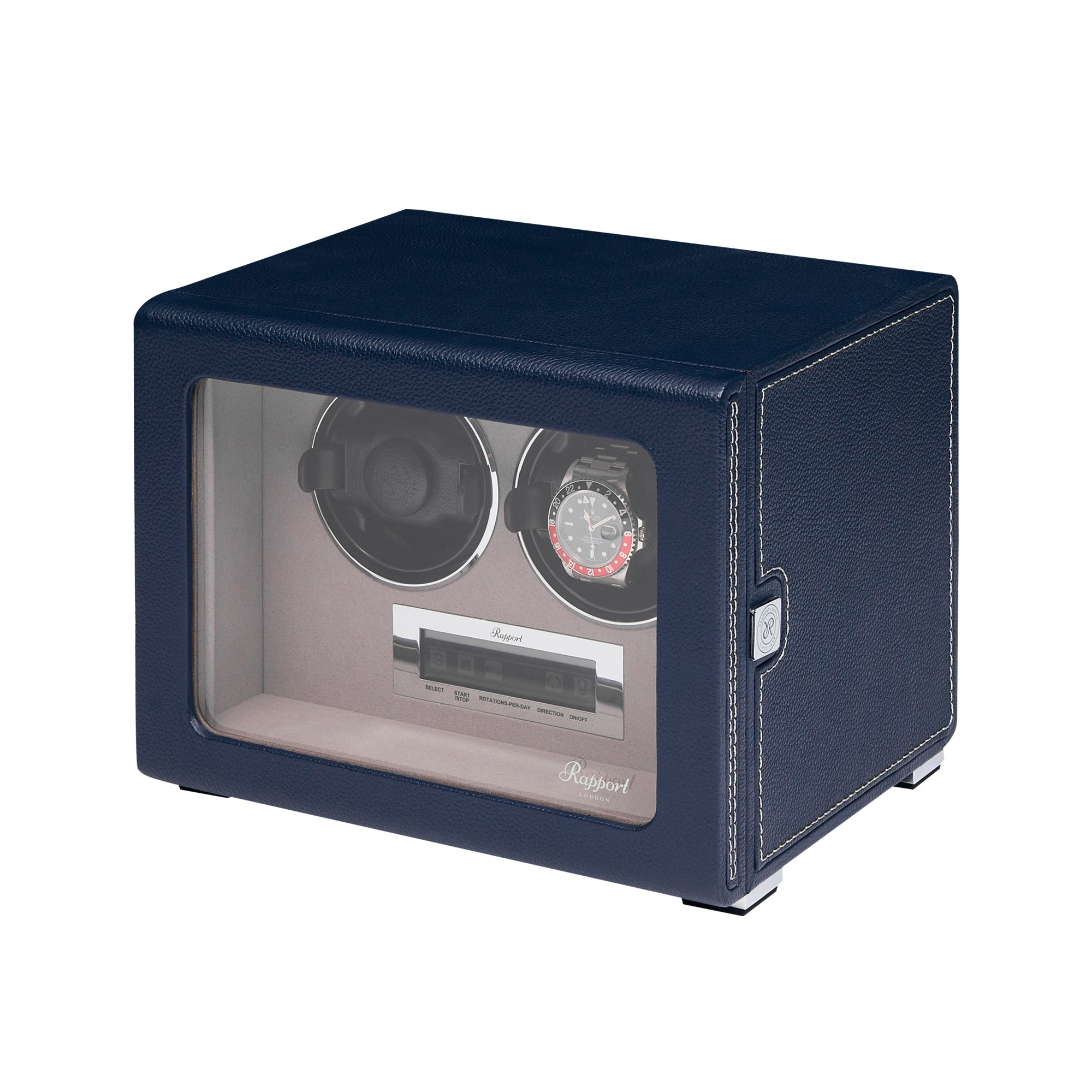 Quantum Duo Watch Winder - Navy