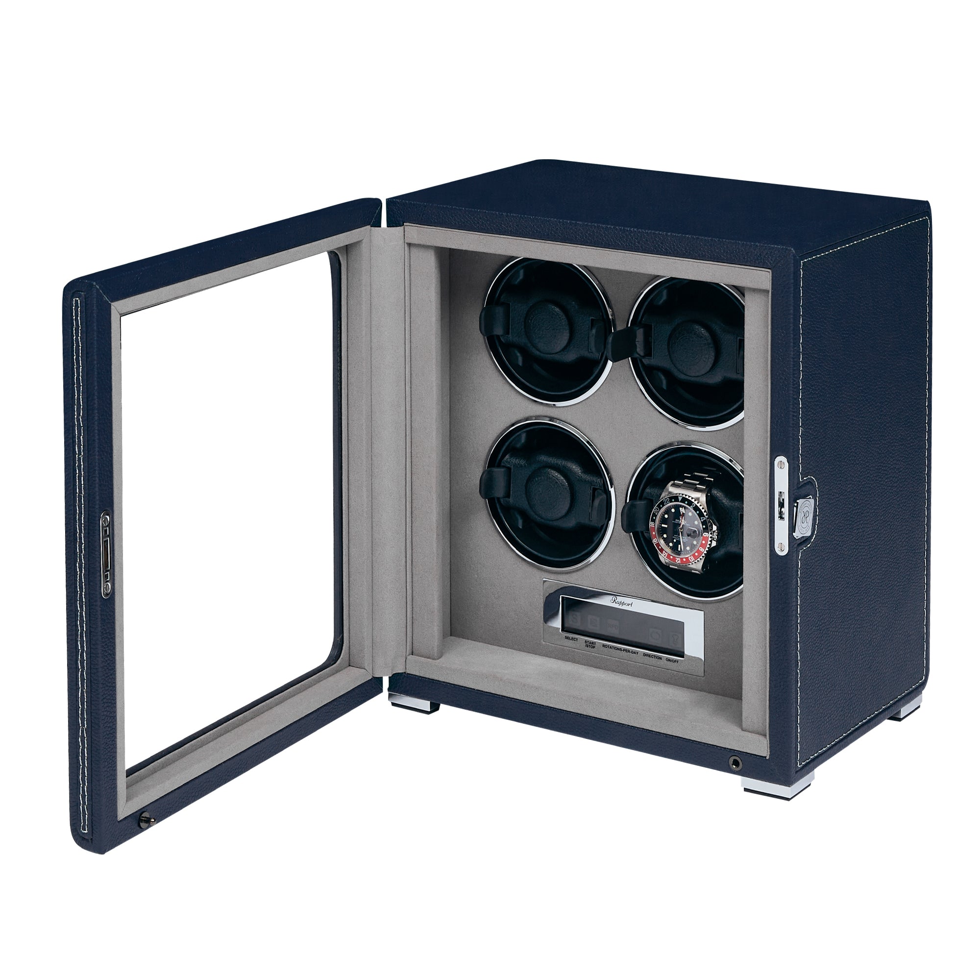 Quantum Quad Watch Winder - Navy