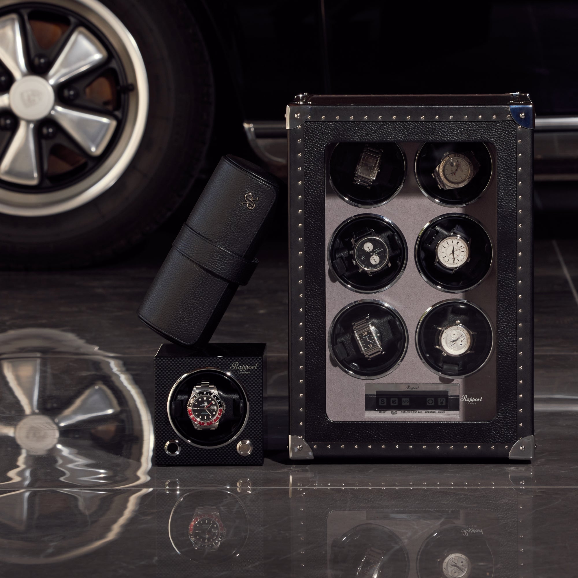 Evo Single Watch Winder - Carbon Fibre