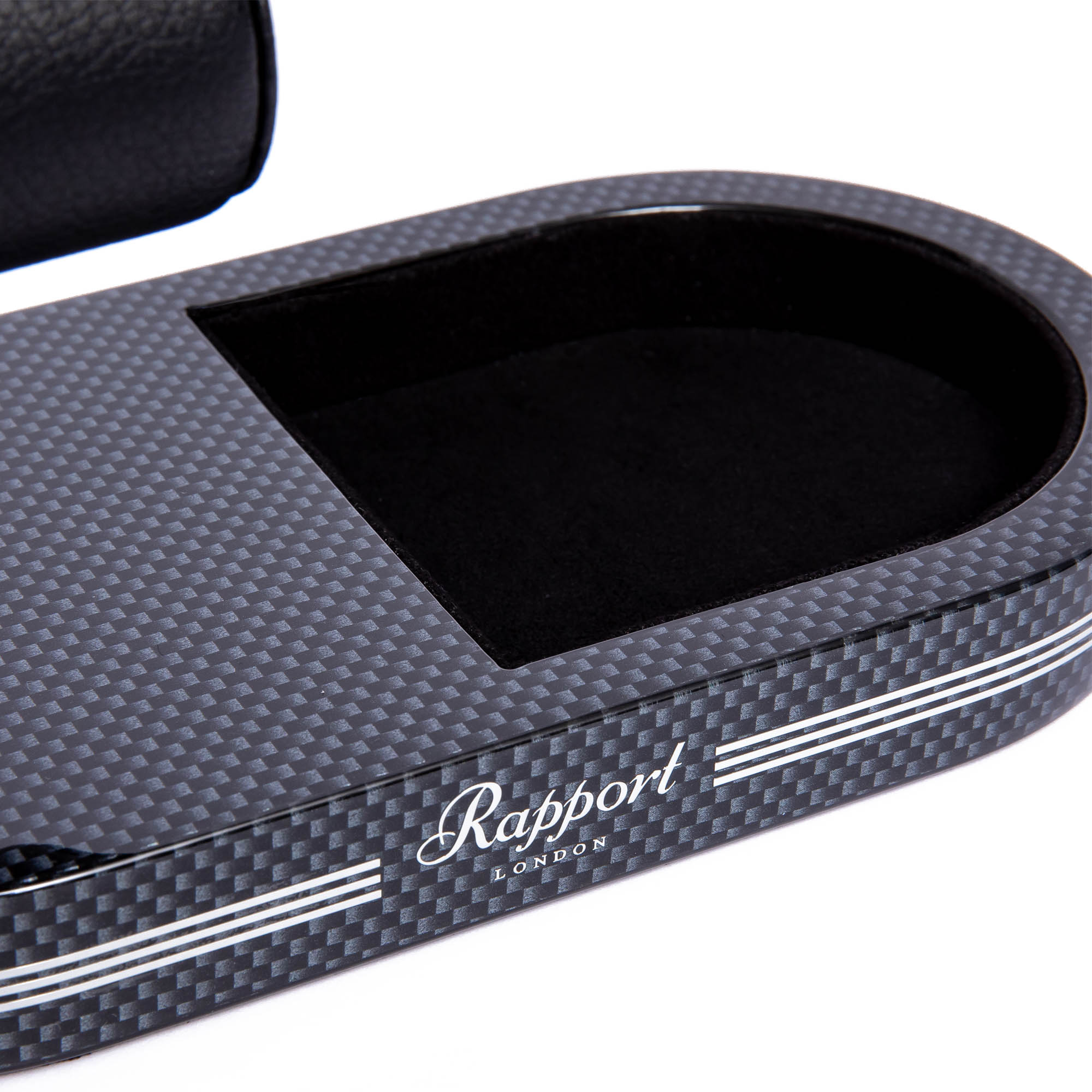 Sample Formula Watch Stand With Tray - Carbon Fibre