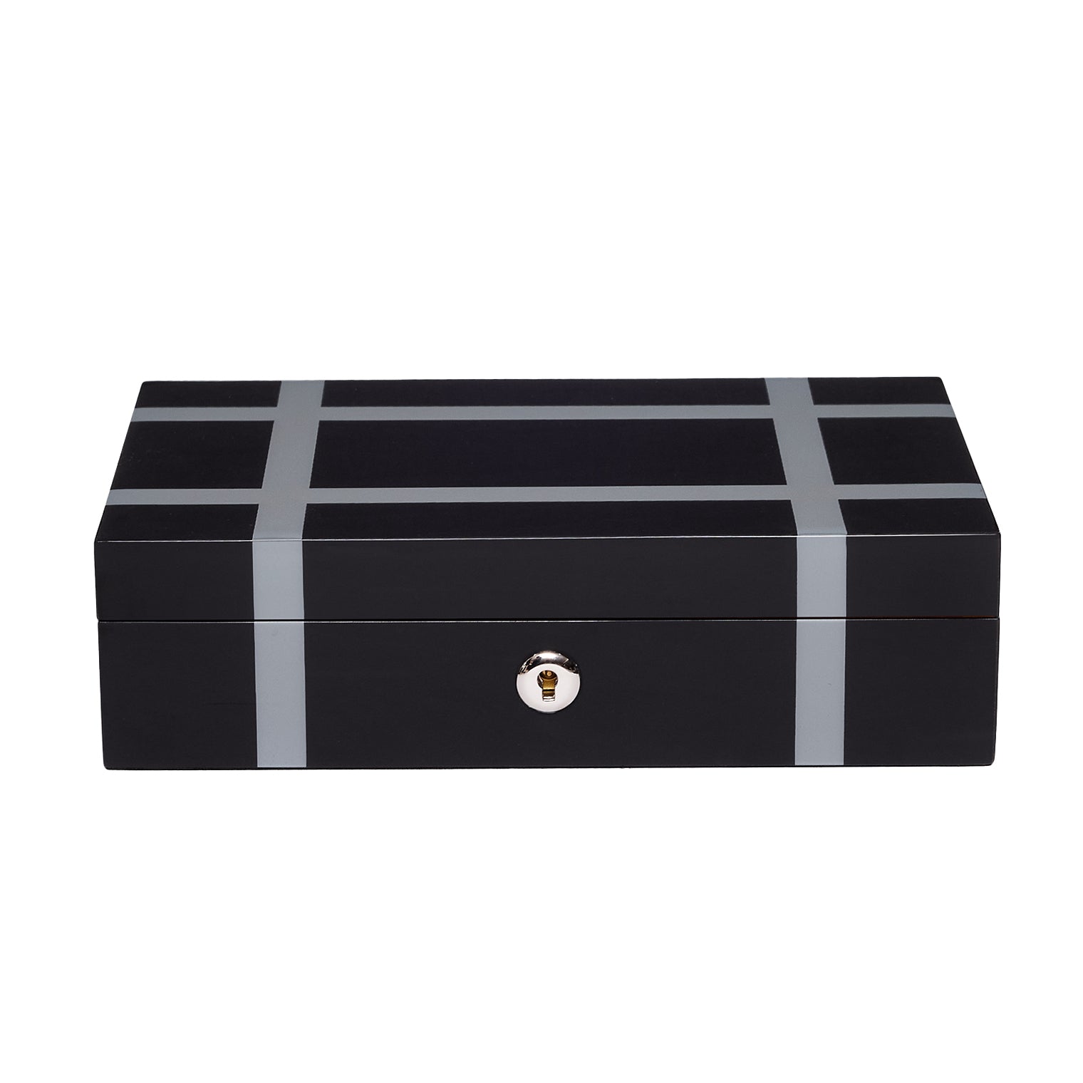 Carnaby Mens Accessory and Jewellery Box in Black