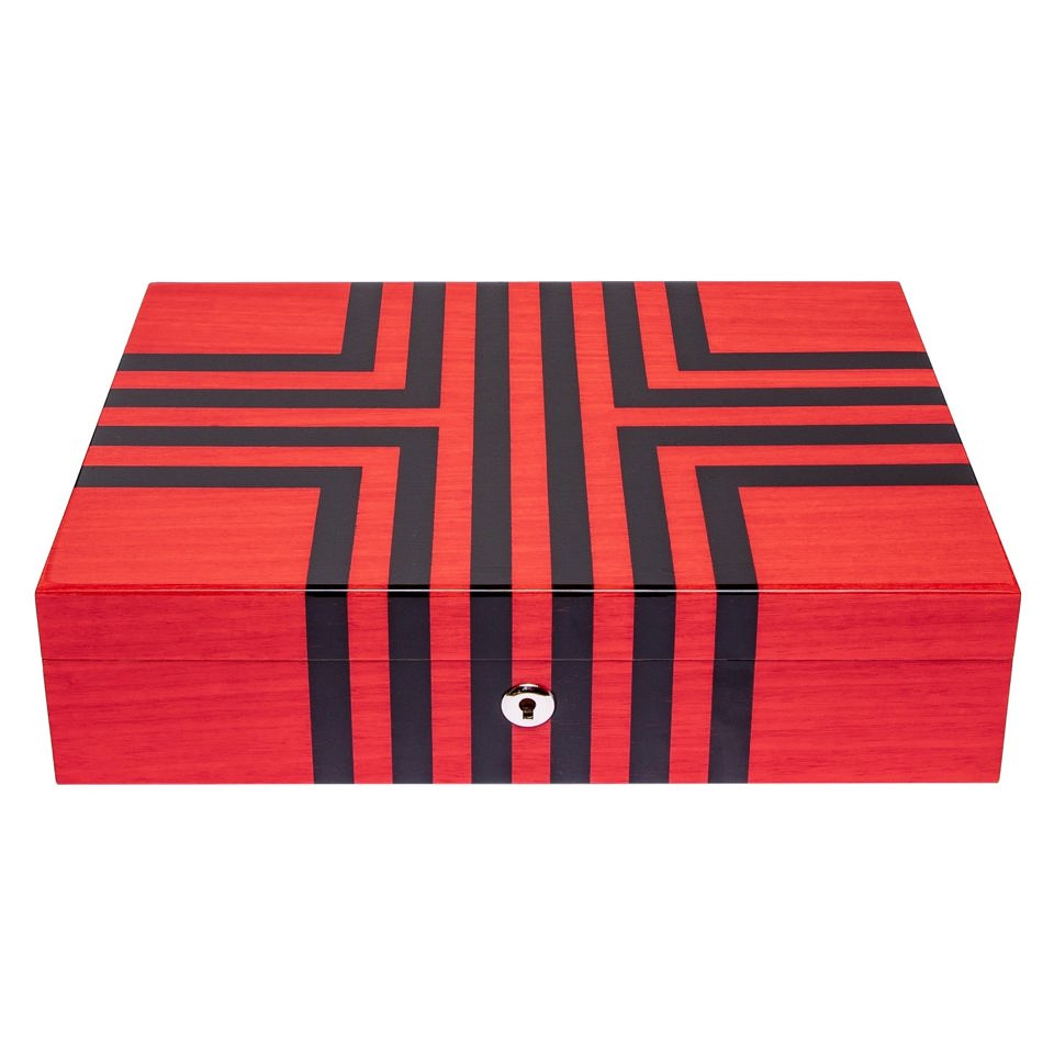 Labyrinth Ten Watch Box - Red