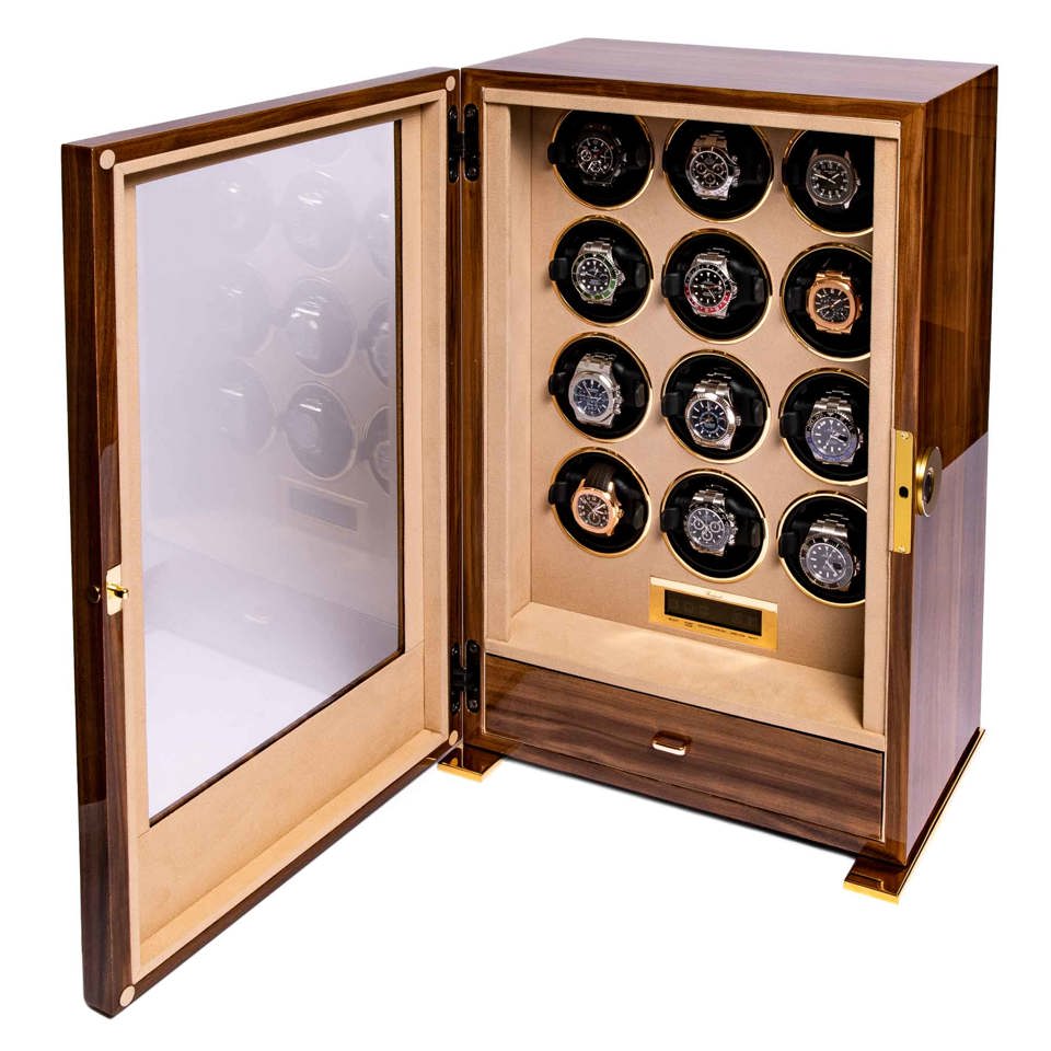 Paramount Twelve Watch Winder - Walnut