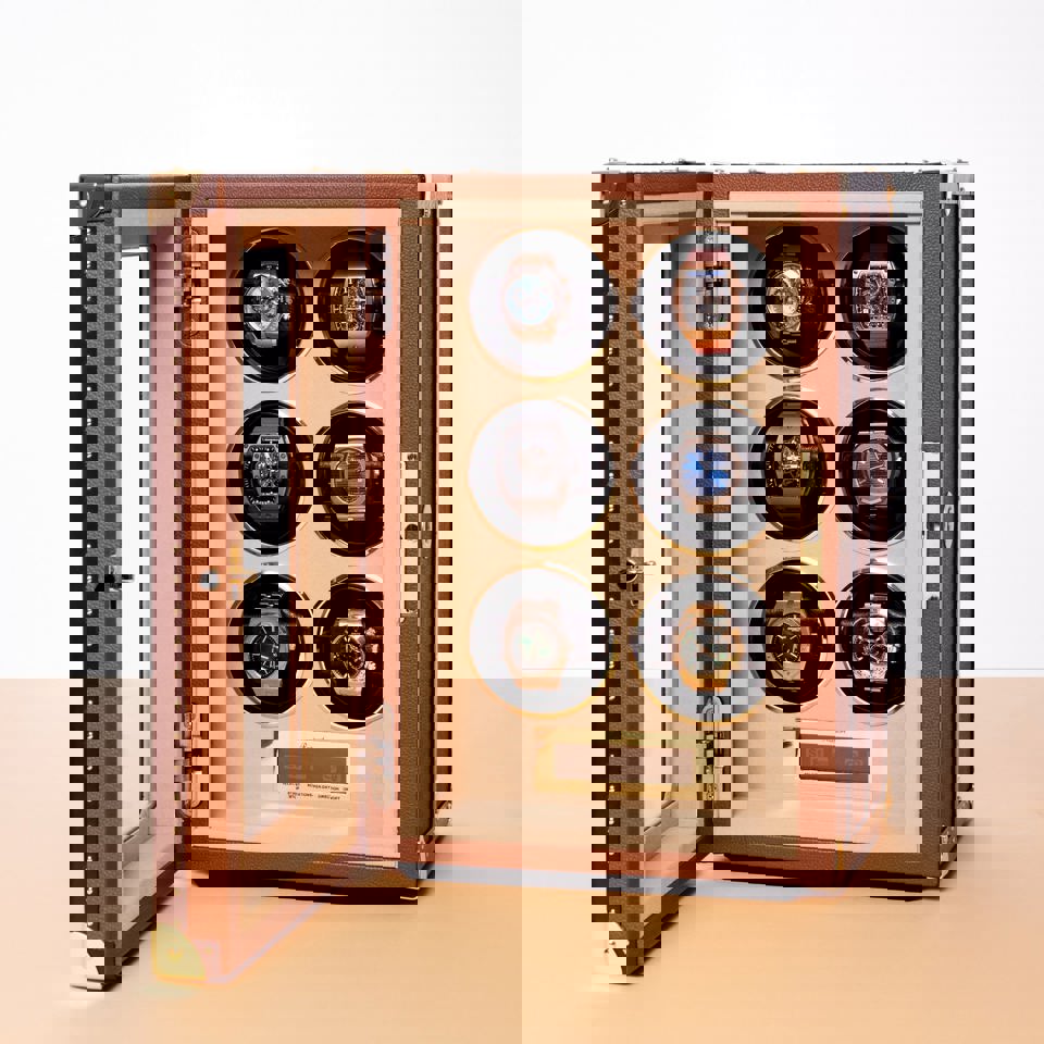 Sample Romer Six Watch Winder - Brown