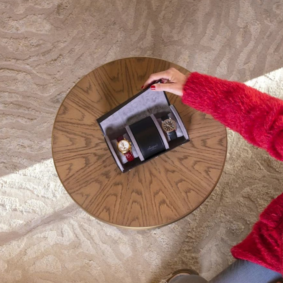 Sample Hyde Park Three Watch Roll - Black