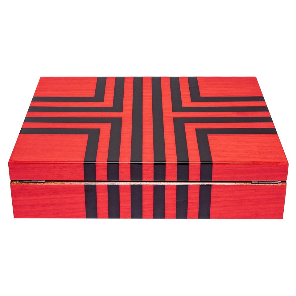 Labyrinth Ten Watch Box - Red